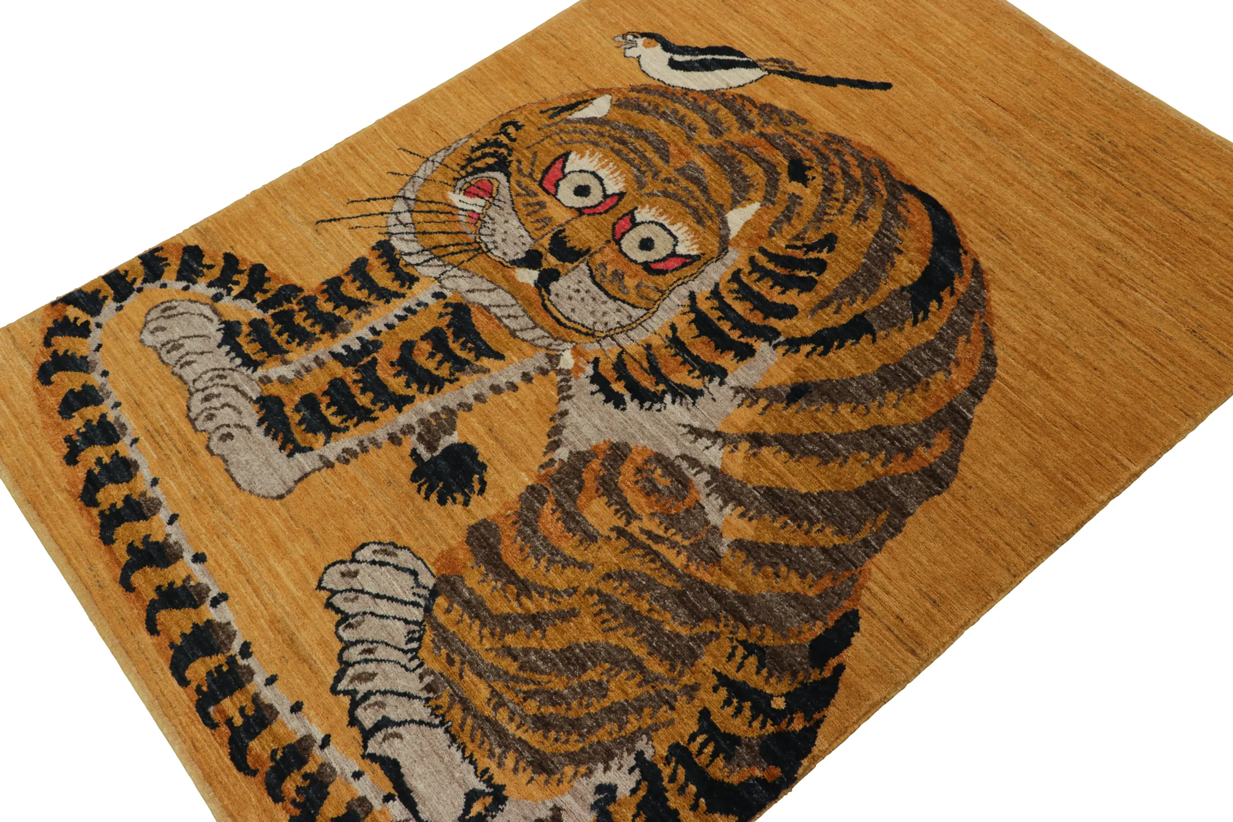 Modern Tiger Pictorial Rug