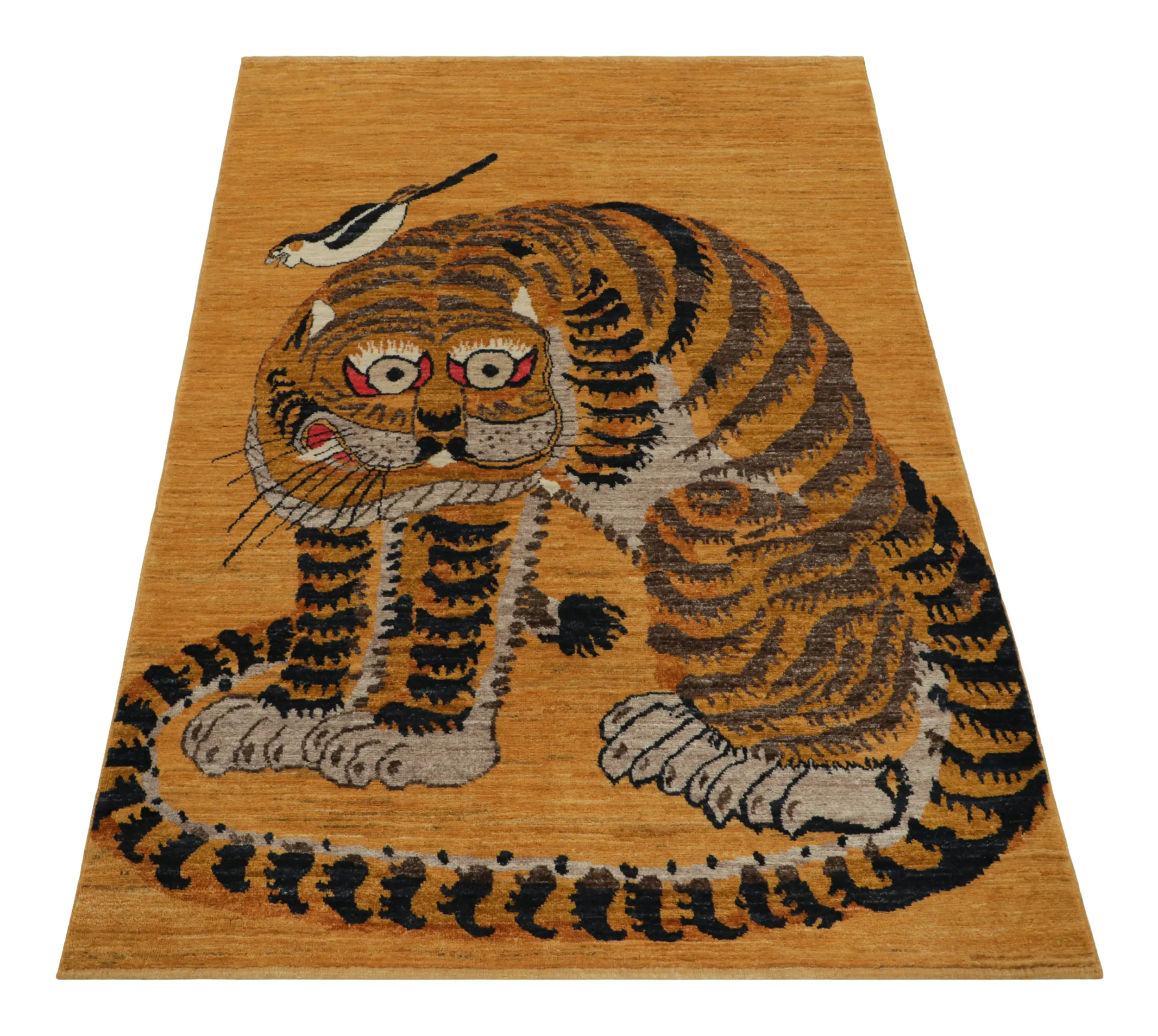 Modern Tiger Pictorial Rug