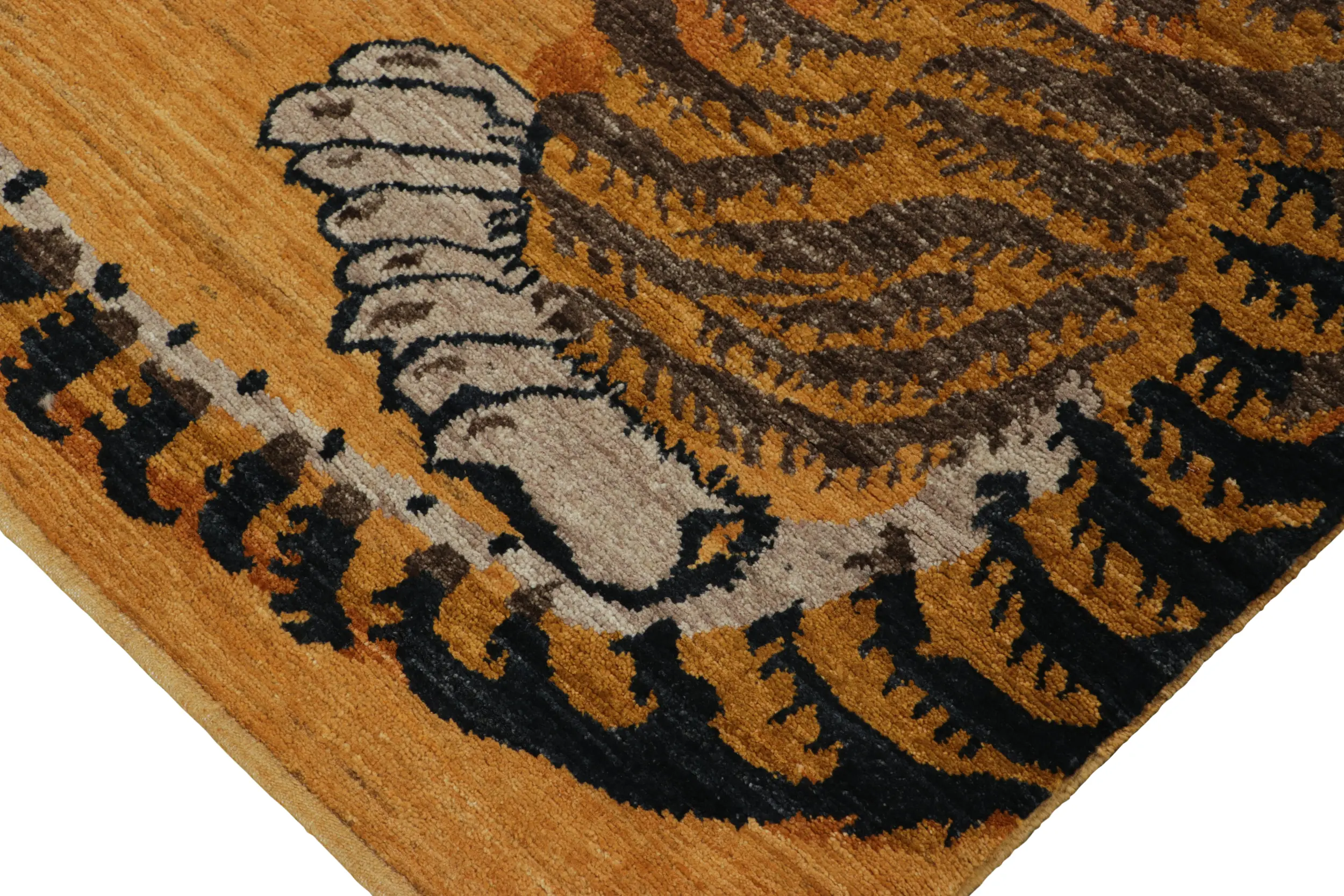 Modern Tiger Pictorial Rug