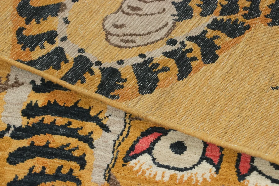Modern Tiger Pictorial Rug