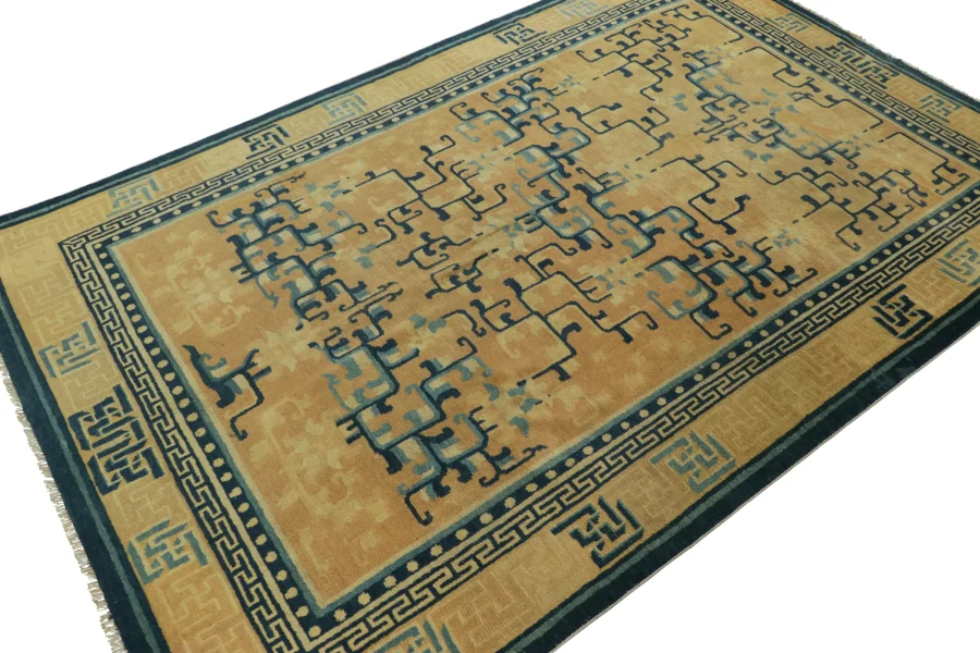Antique Chinese Ningxia Rug