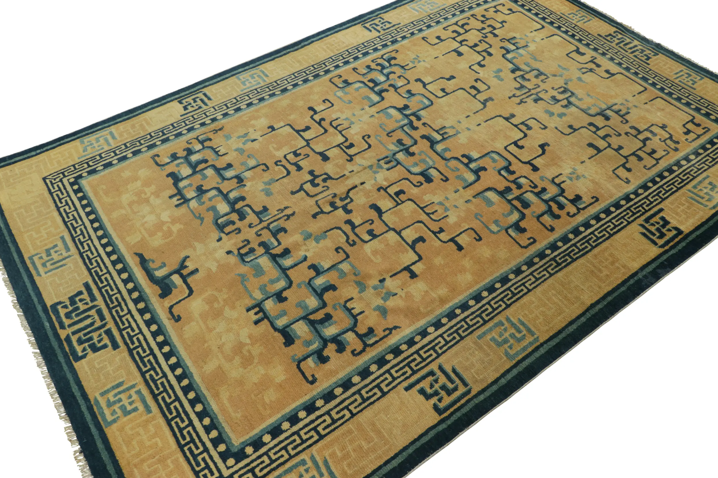 Antique Chinese Ningxia Rug