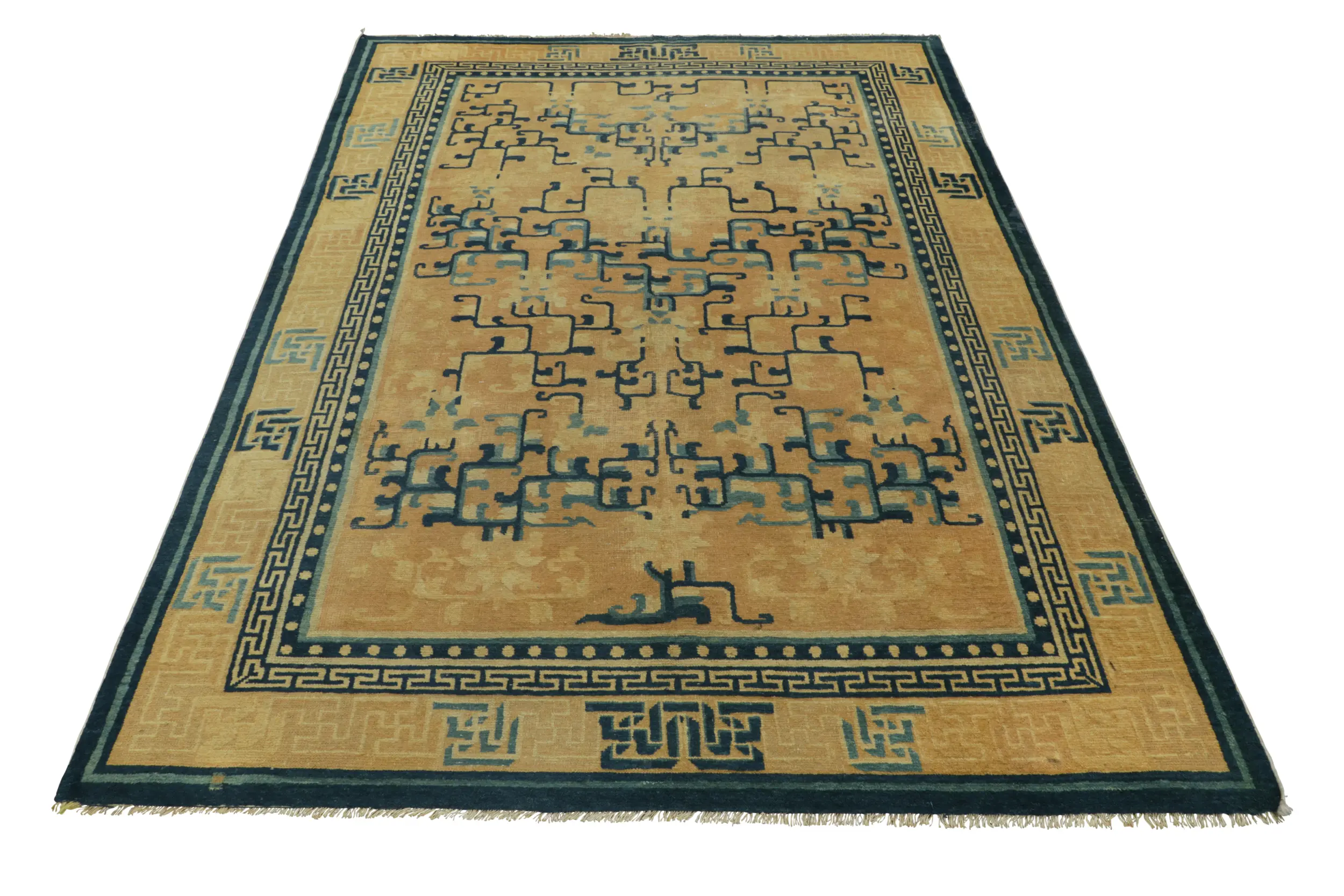 Antique Chinese Ningxia Rug