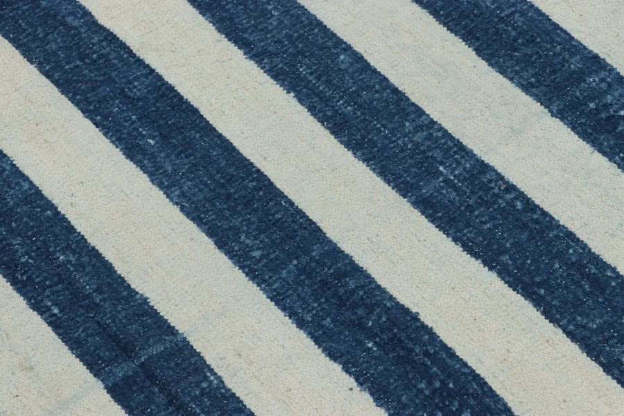 Vintage Striped Dhurrie Flatweave Rug