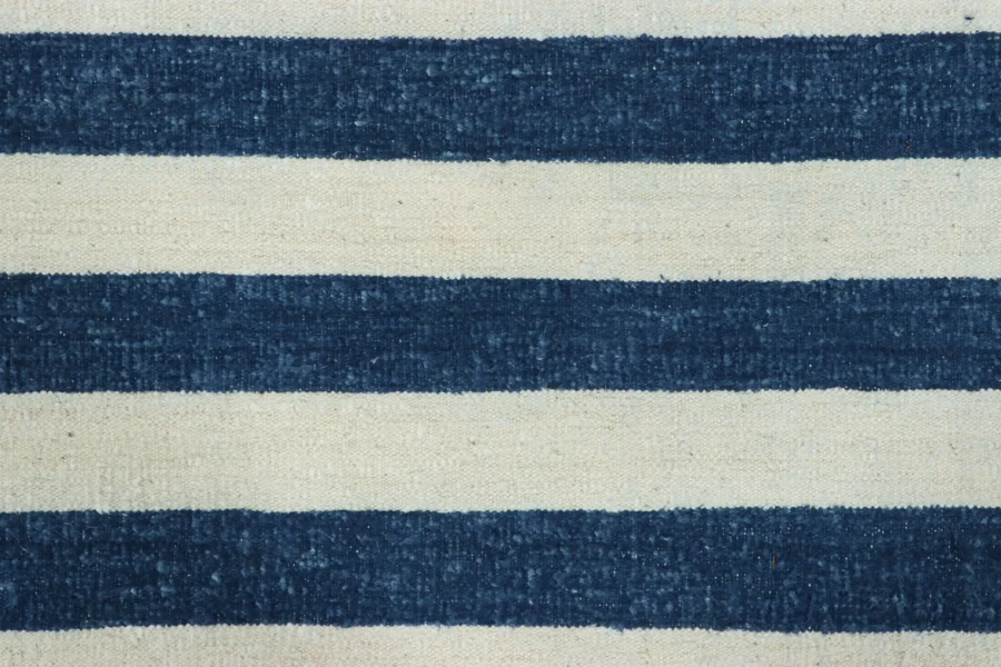 Vintage Striped Dhurrie Flatweave Rug