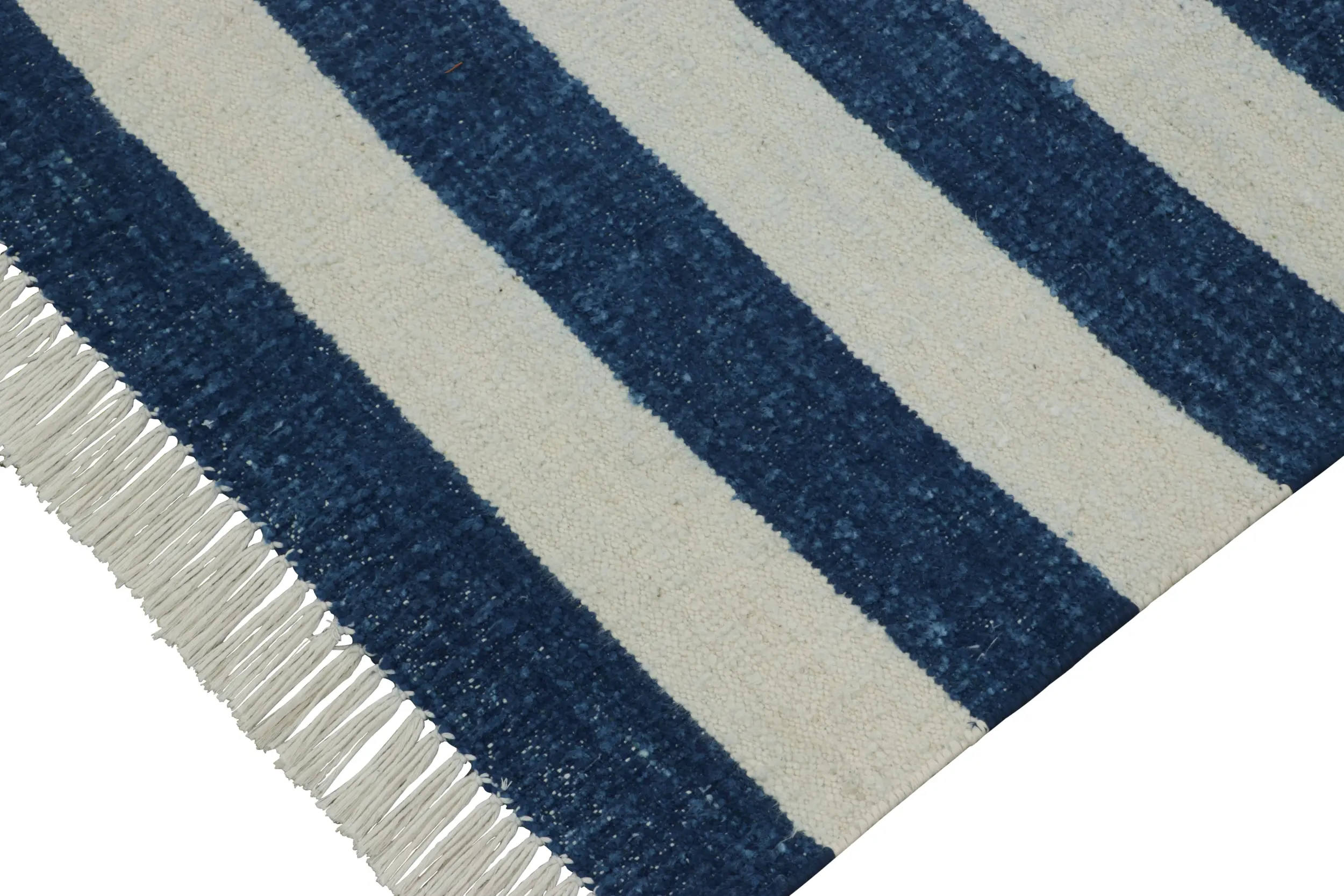 Vintage Striped Dhurrie Flatweave Rug