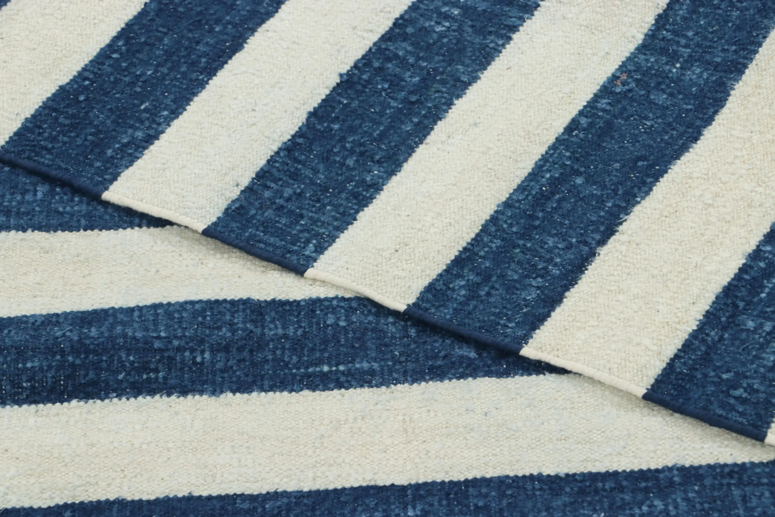Vintage Striped Dhurrie Flatweave Rug
