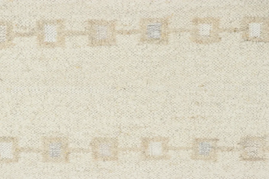 Scandinavian Geometric “Nu” Flatweave