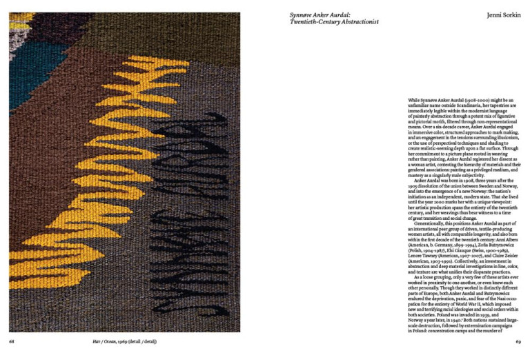 Synnøve Anker Aurdal: Through the Threads