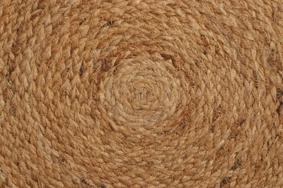 Modern Geometric Circle Rug