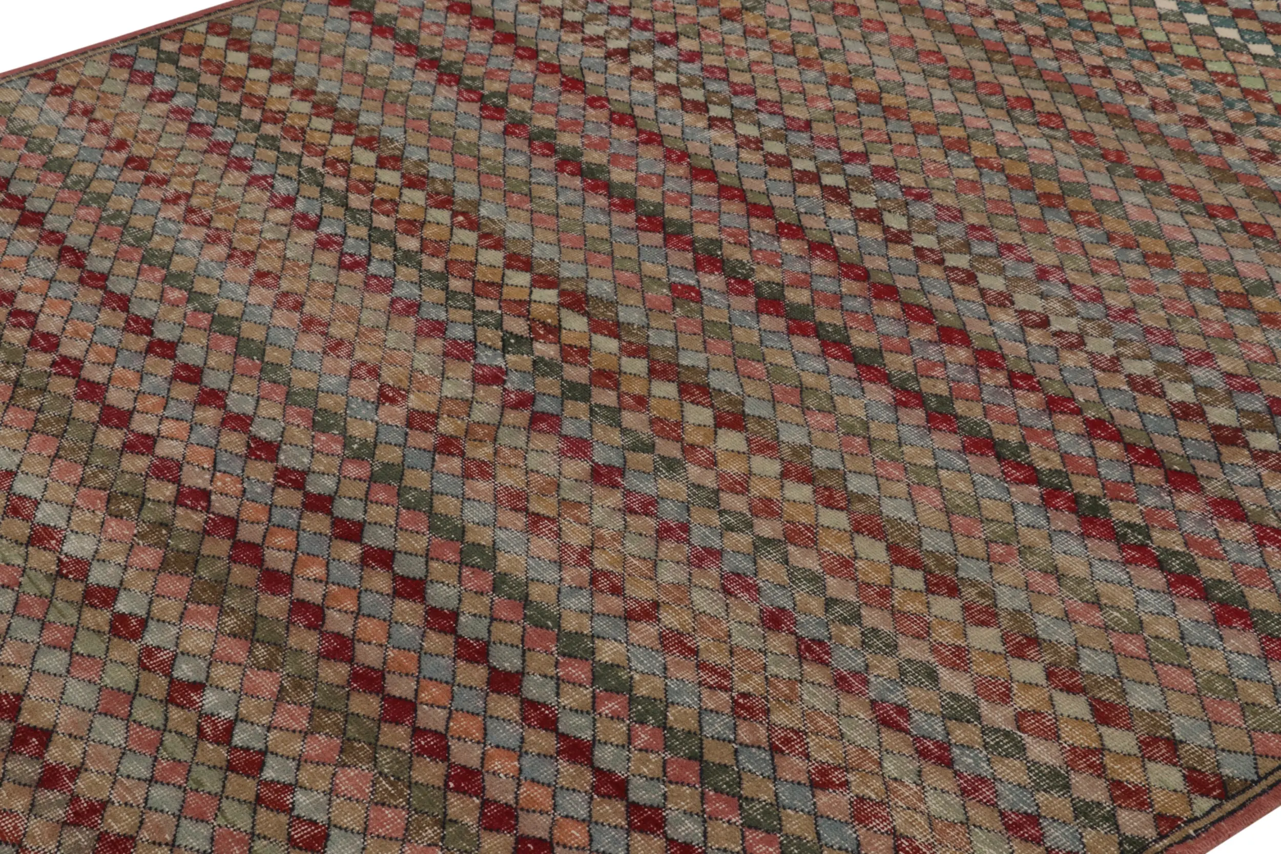 Vintage Distressed Rug