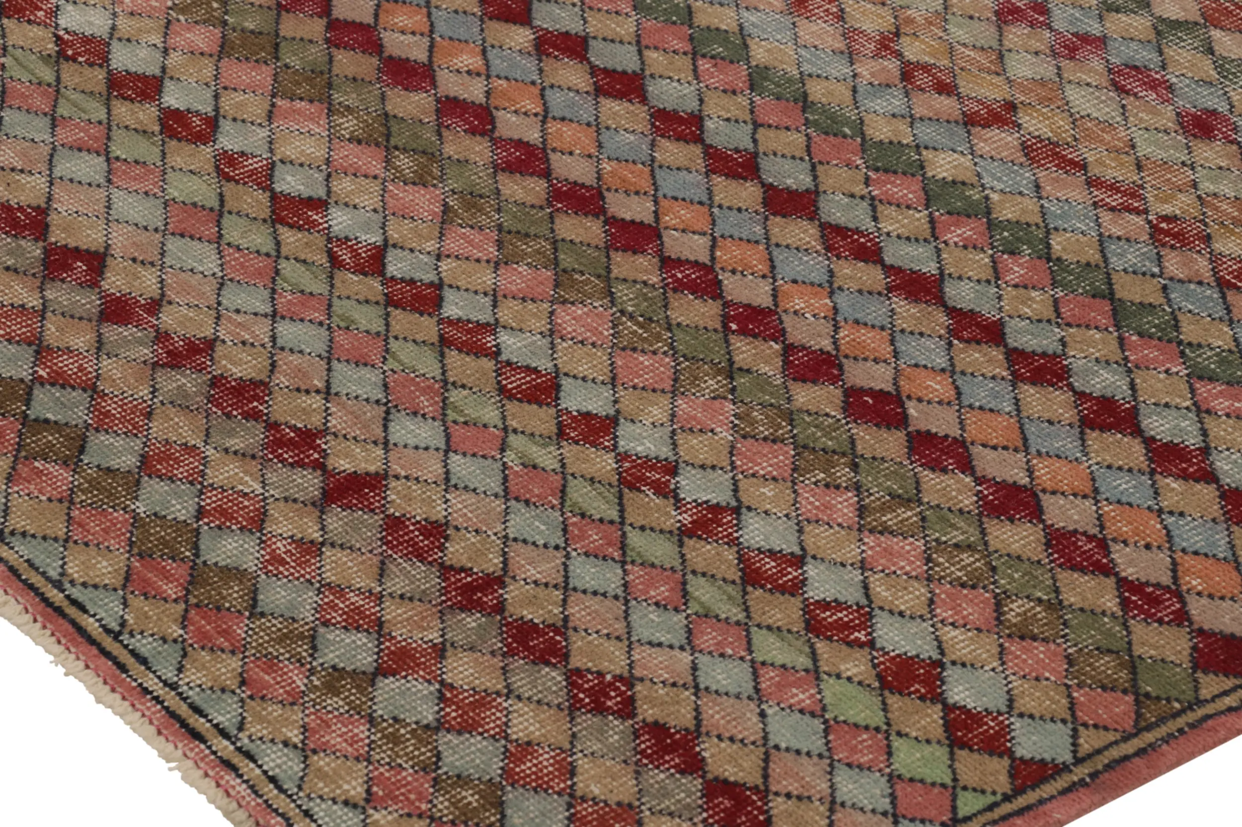 Vintage Distressed Rug