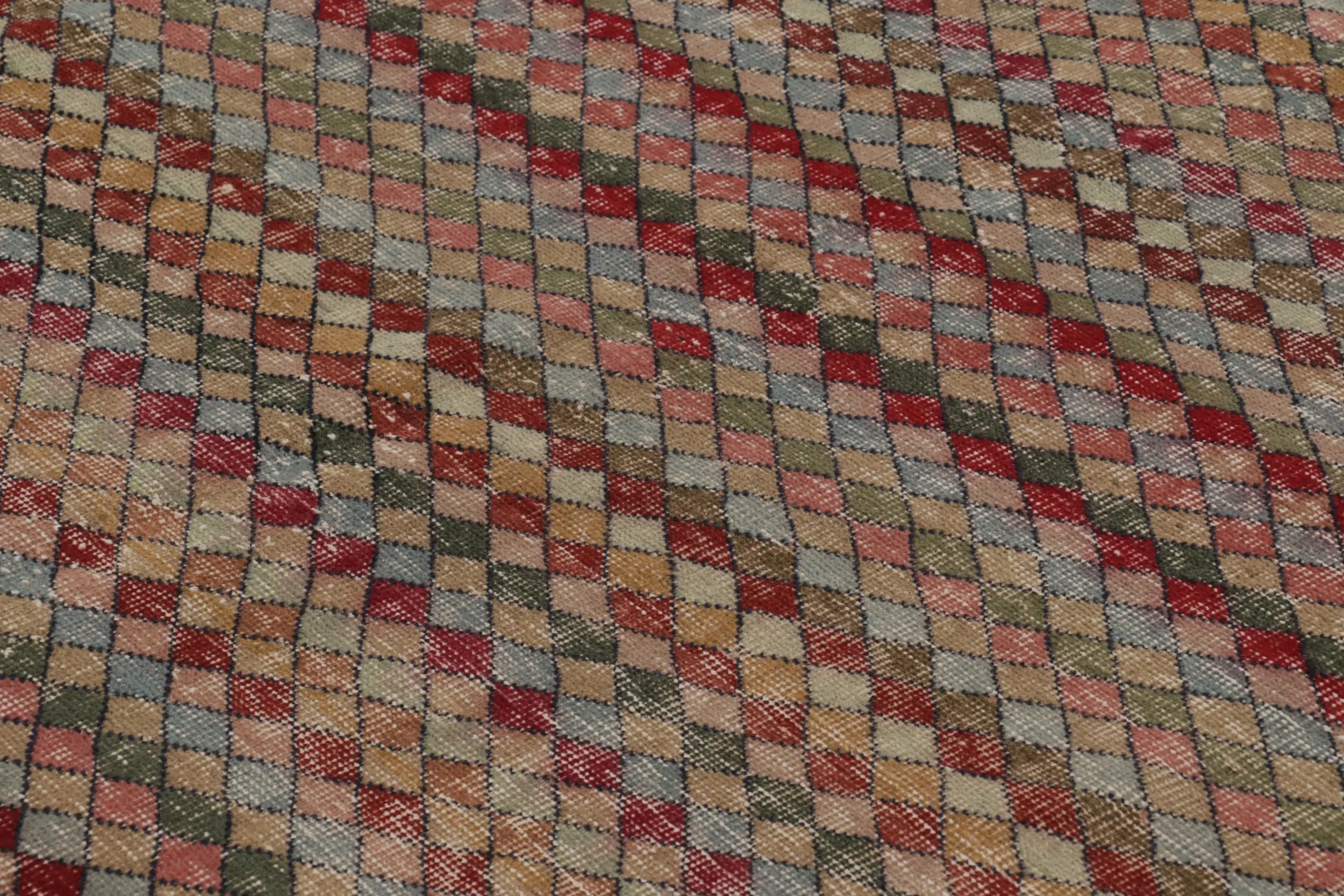 Vintage Distressed Rug