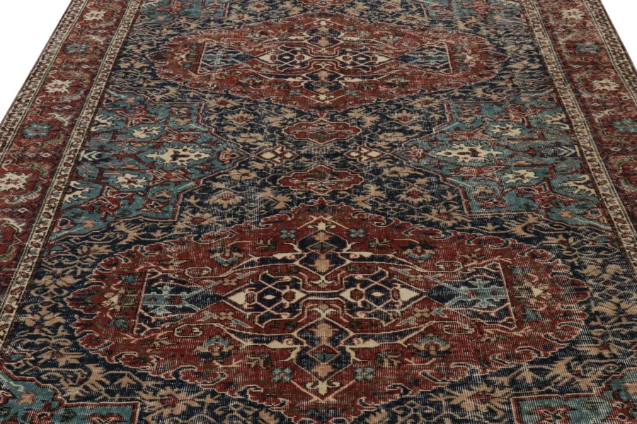 Vintage Distressed Turkish Rug