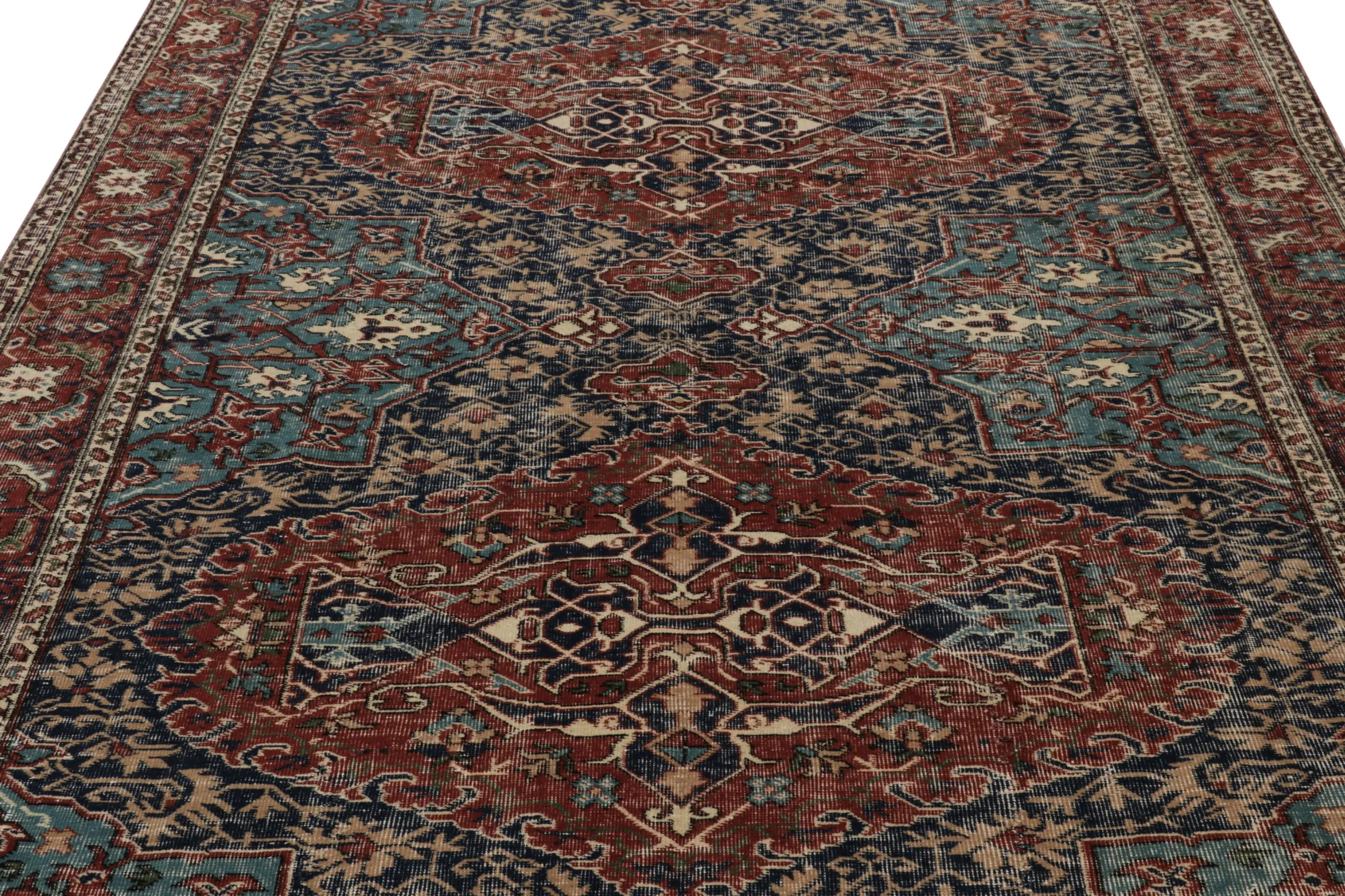 Vintage Distressed Turkish Rug