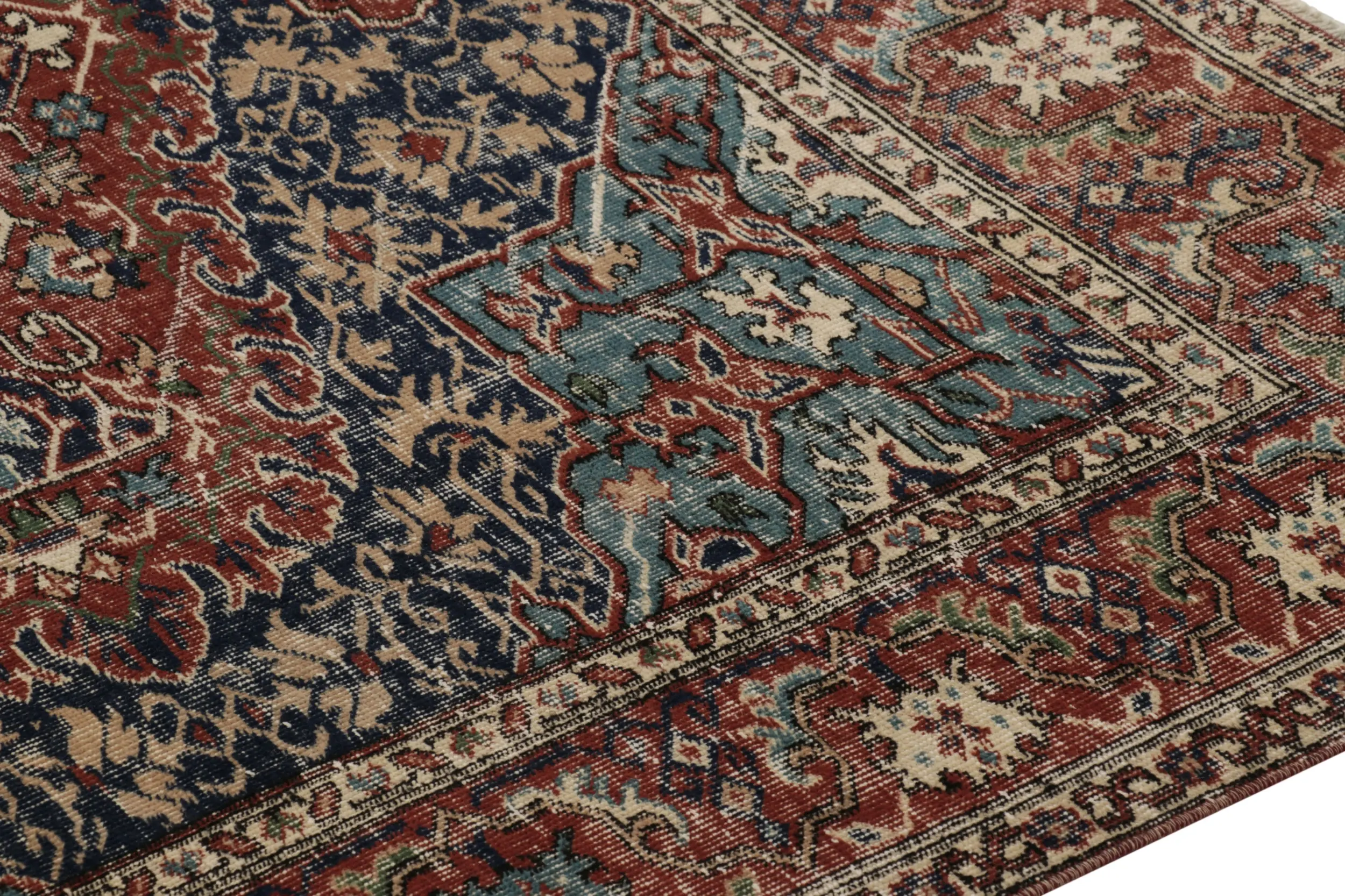 Vintage Distressed Turkish Rug