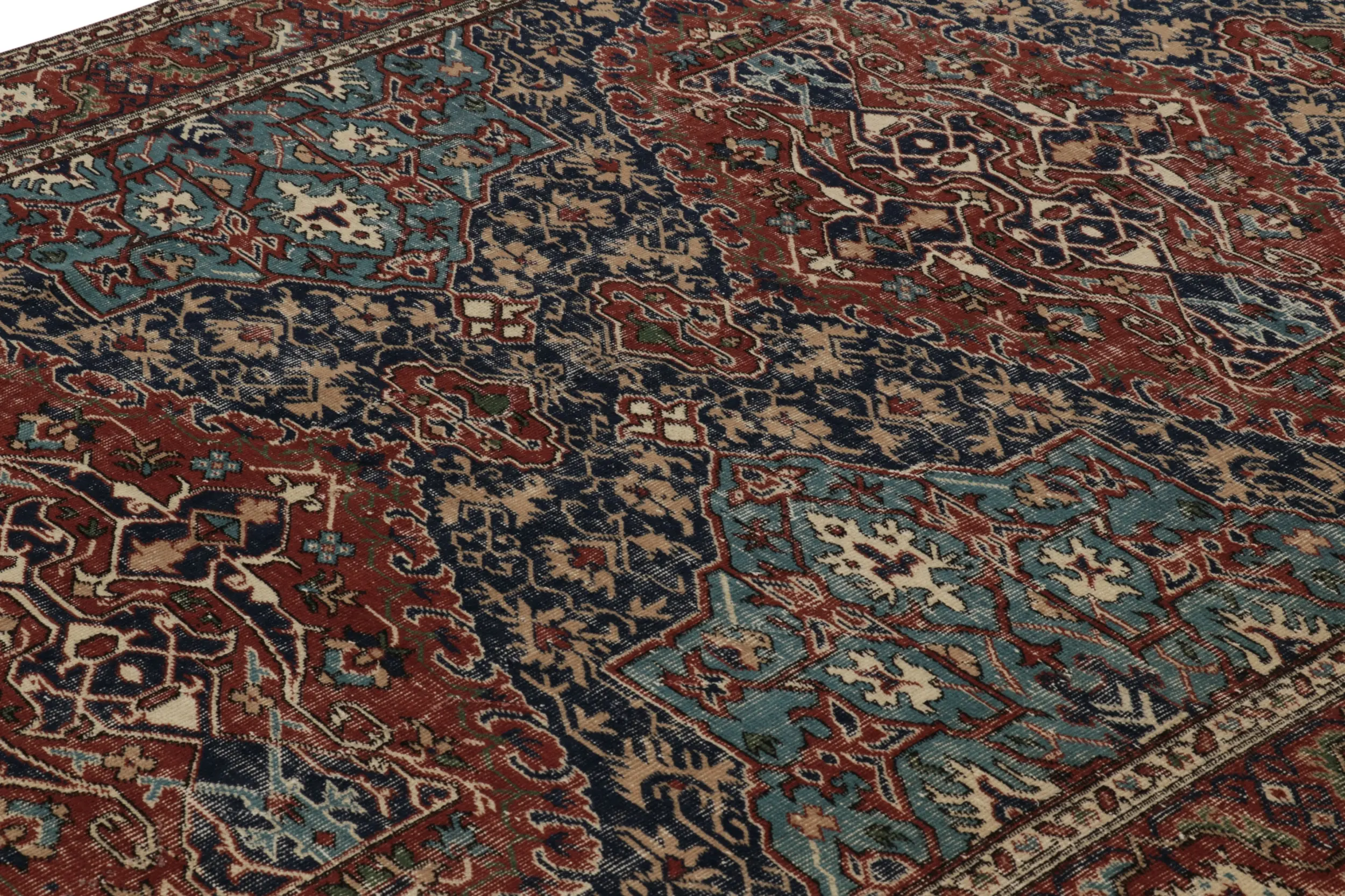Vintage Distressed Turkish Rug
