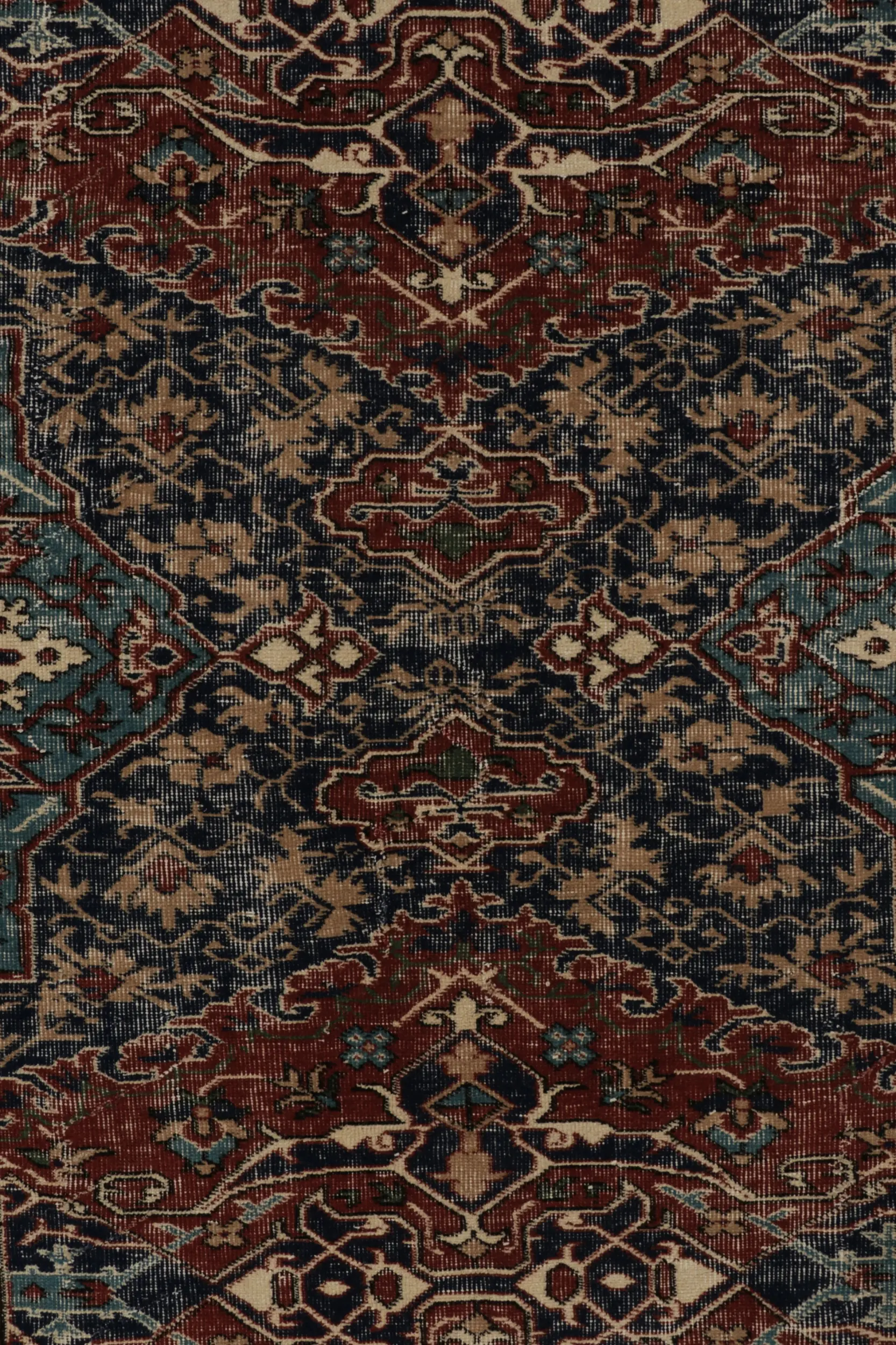 Vintage Distressed Turkish Rug