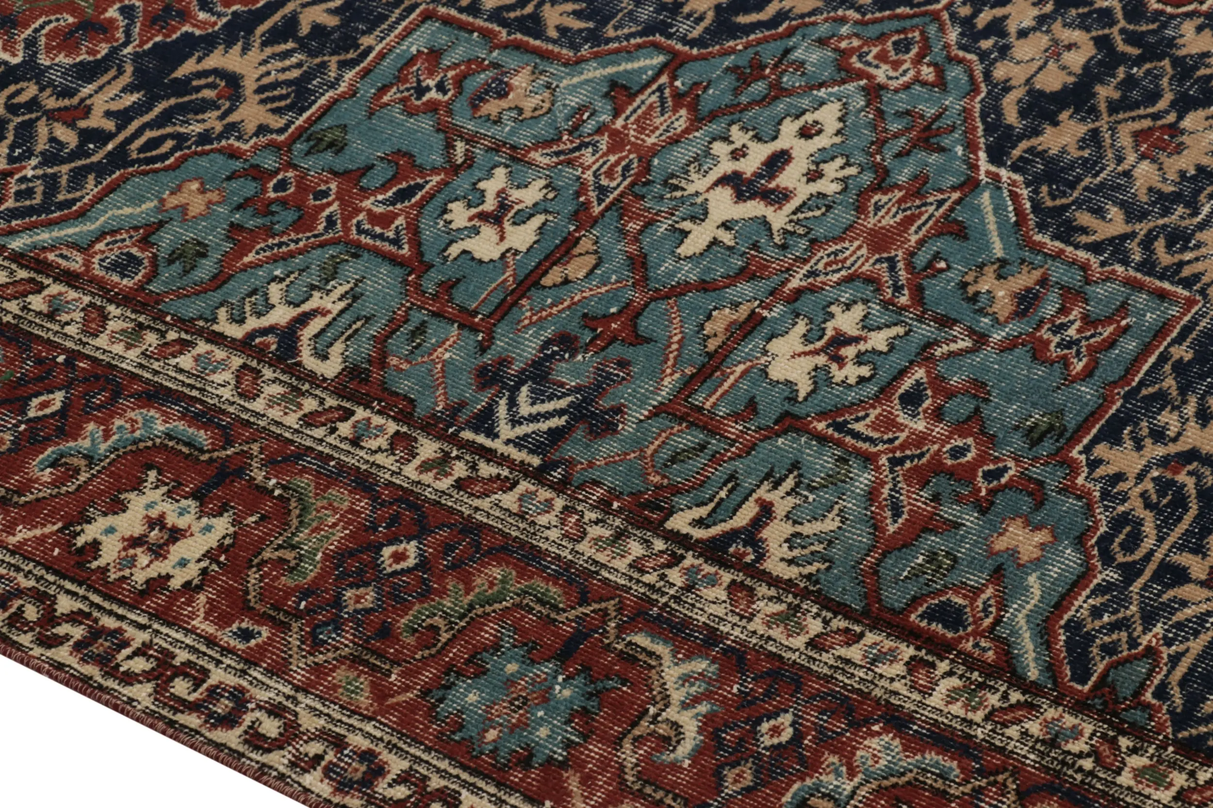Vintage Distressed Turkish Rug