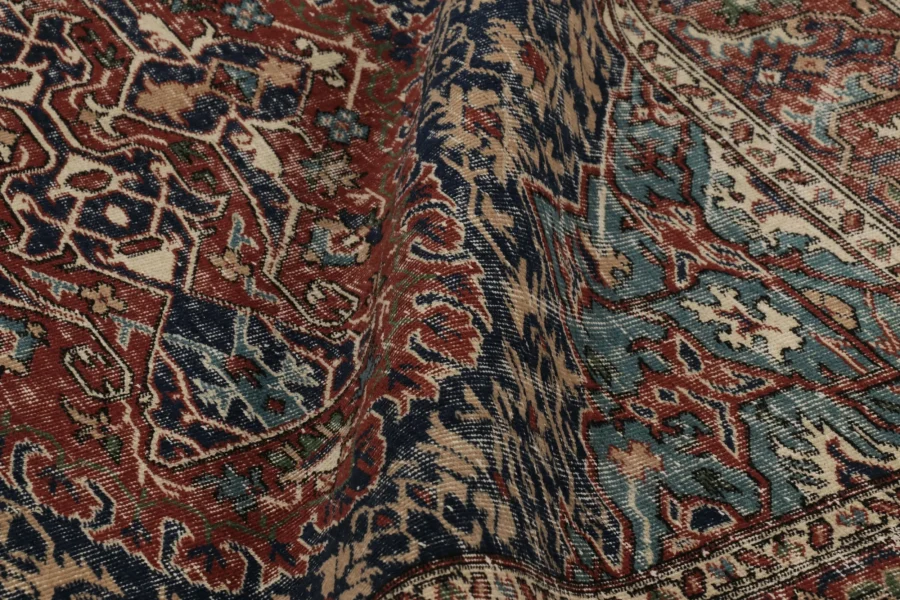 Vintage Distressed Turkish Rug
