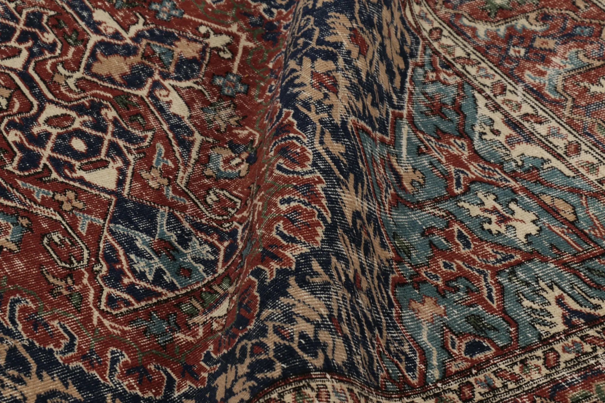 Vintage Distressed Turkish Rug