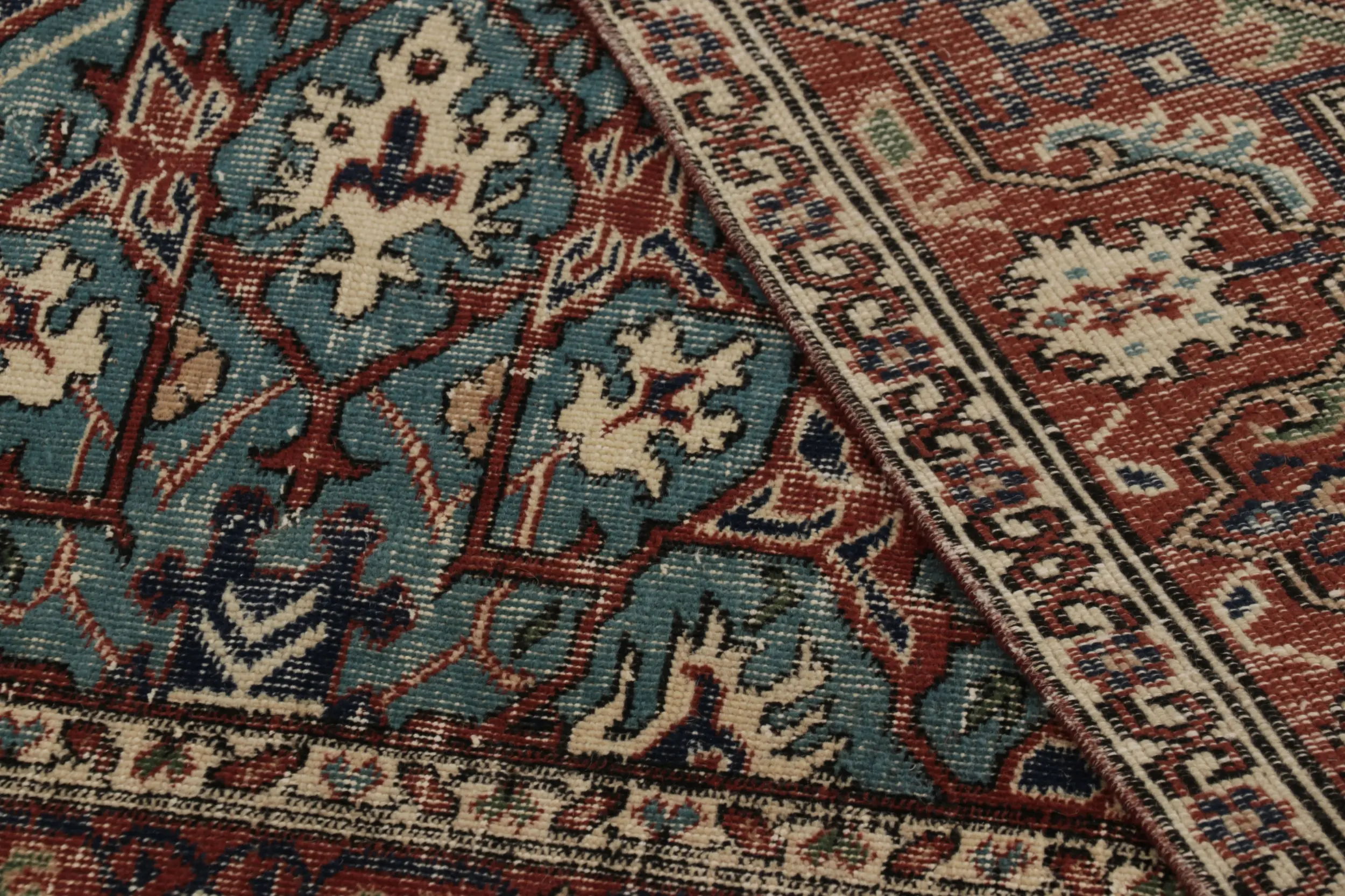 Vintage Distressed Turkish Rug