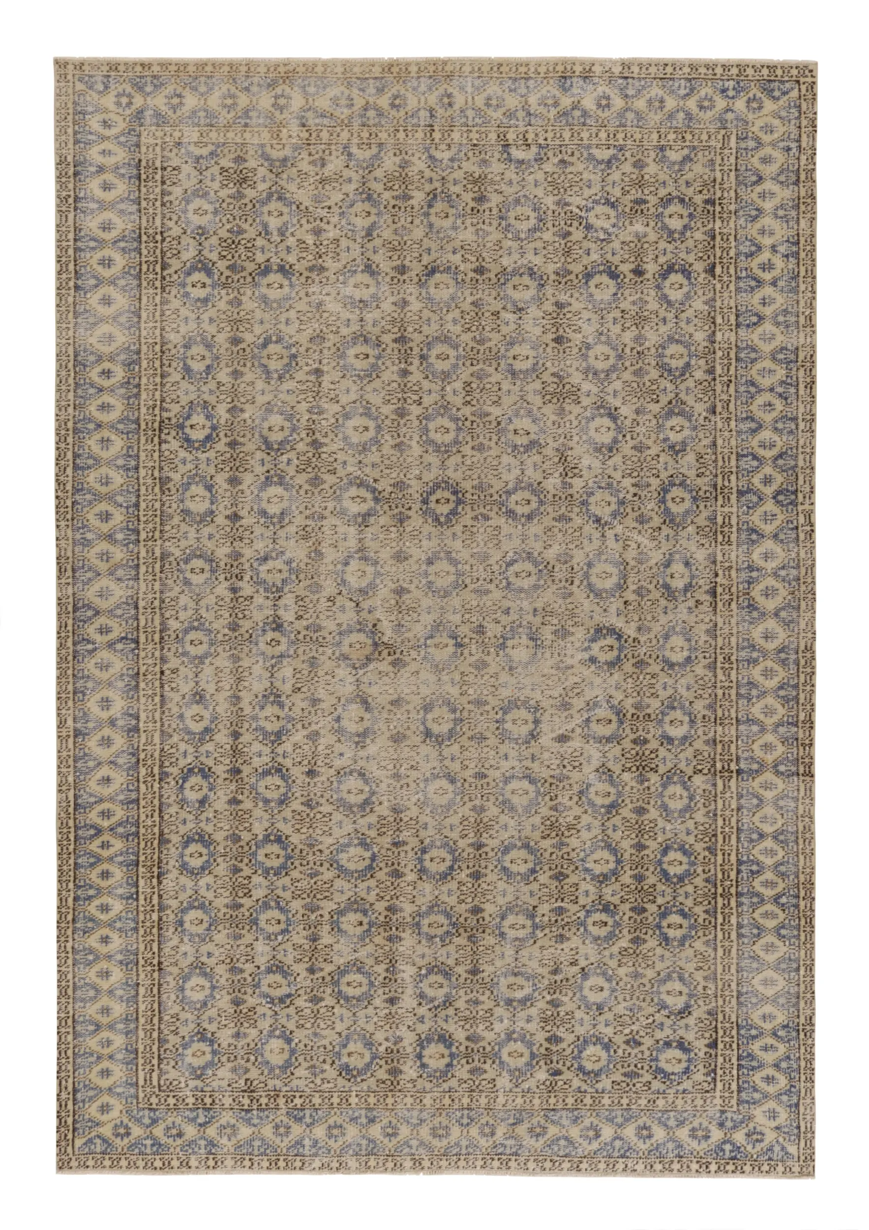 Vintage Distressed Rug