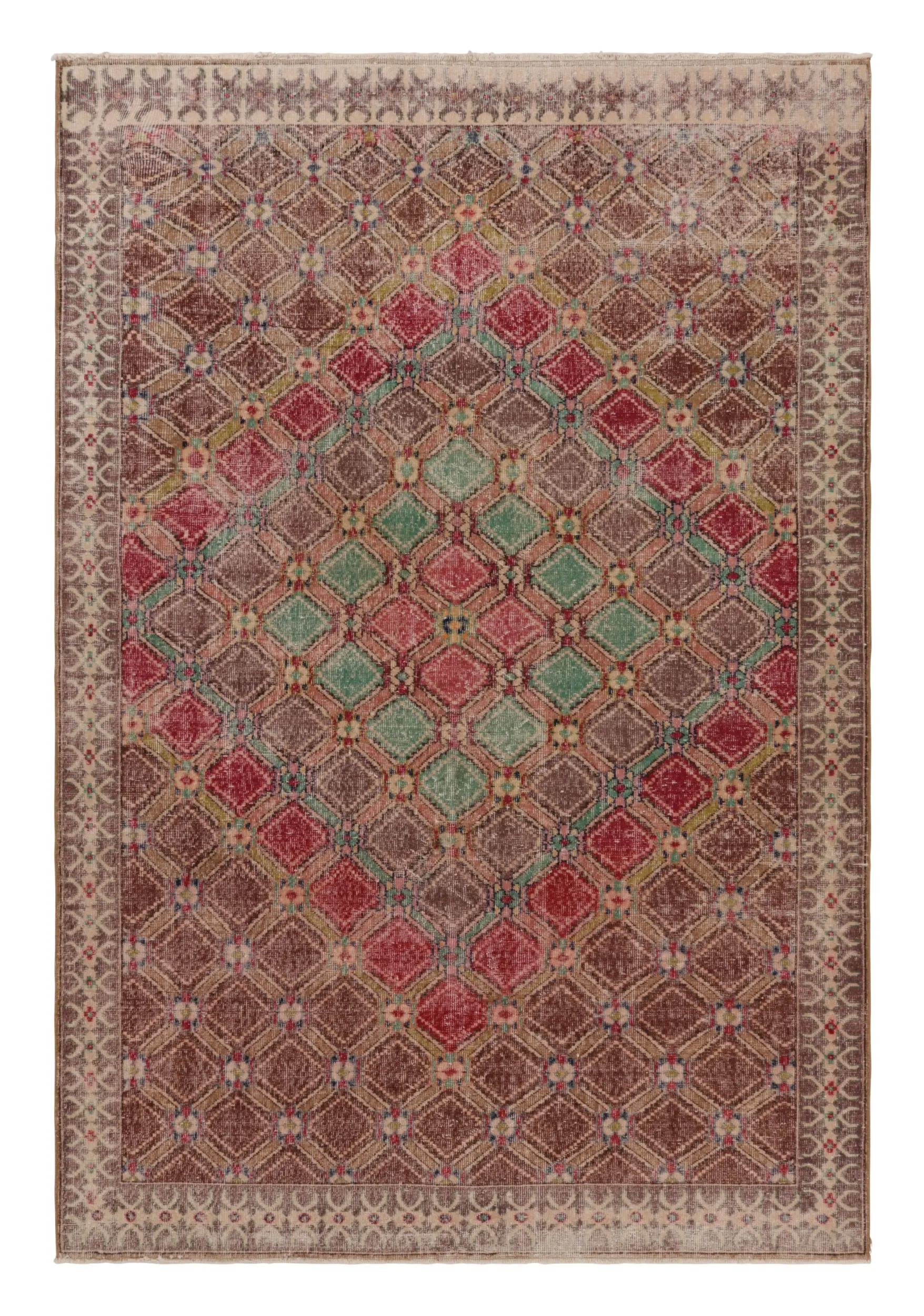 Vintage Distressed Rug