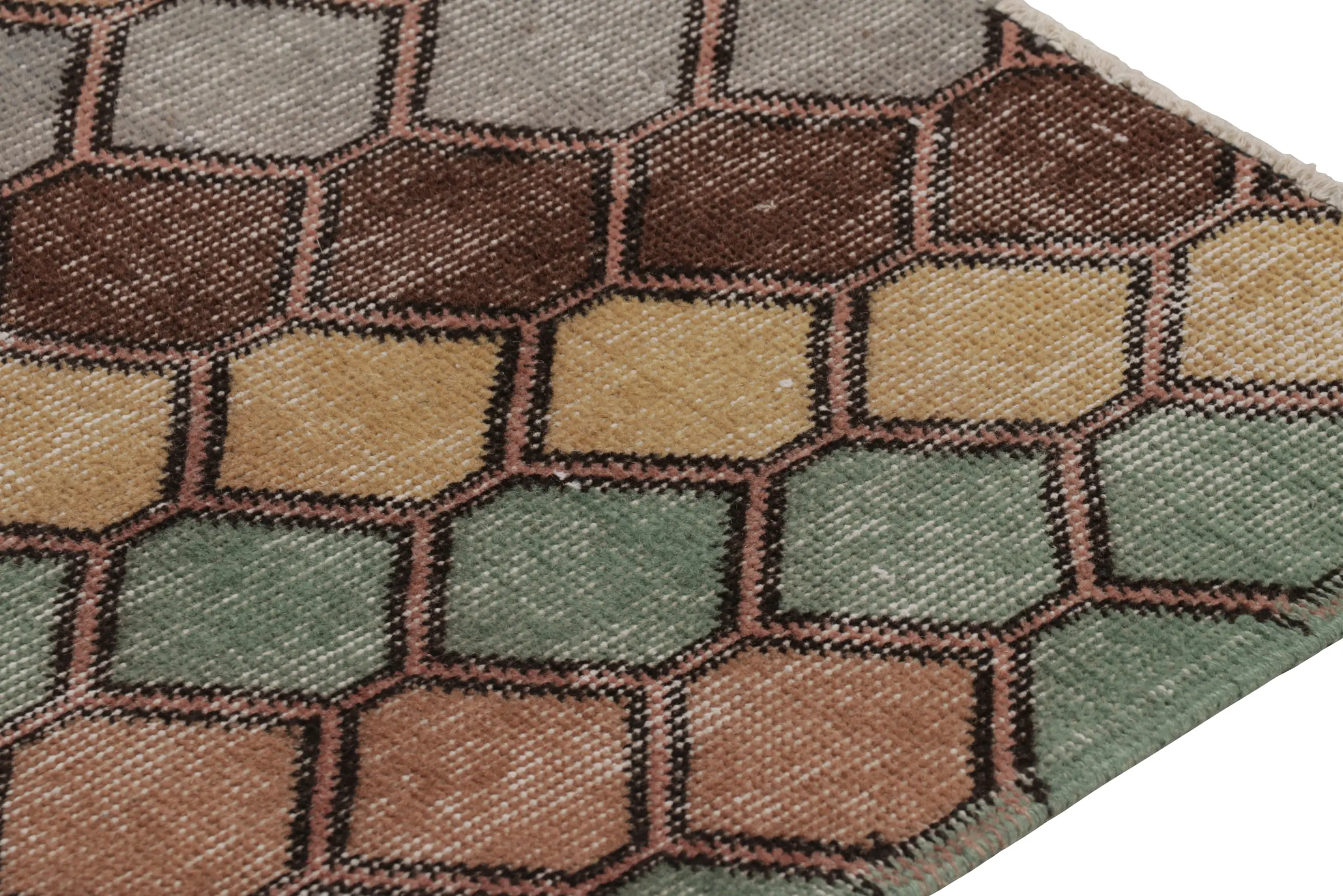 Vintage Turkish Geometric Runner