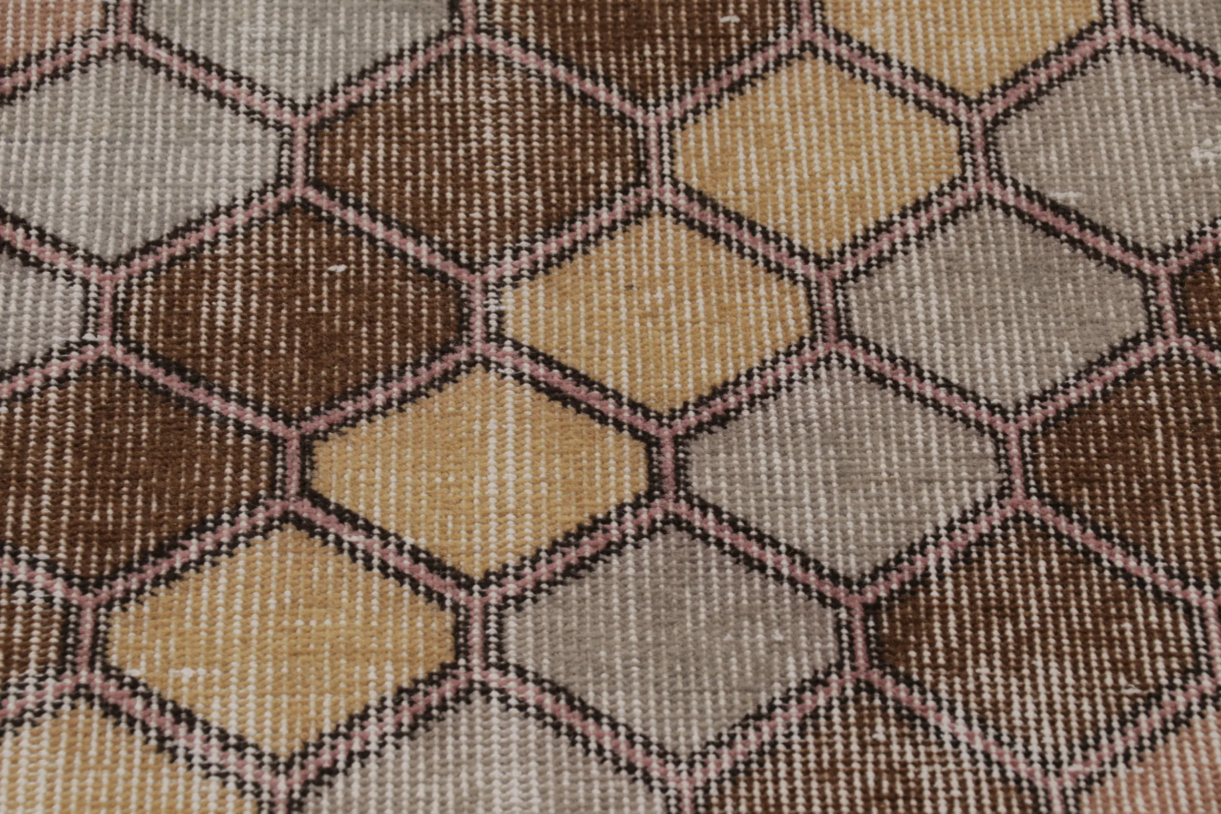 Vintage Turkish Geometric Runner