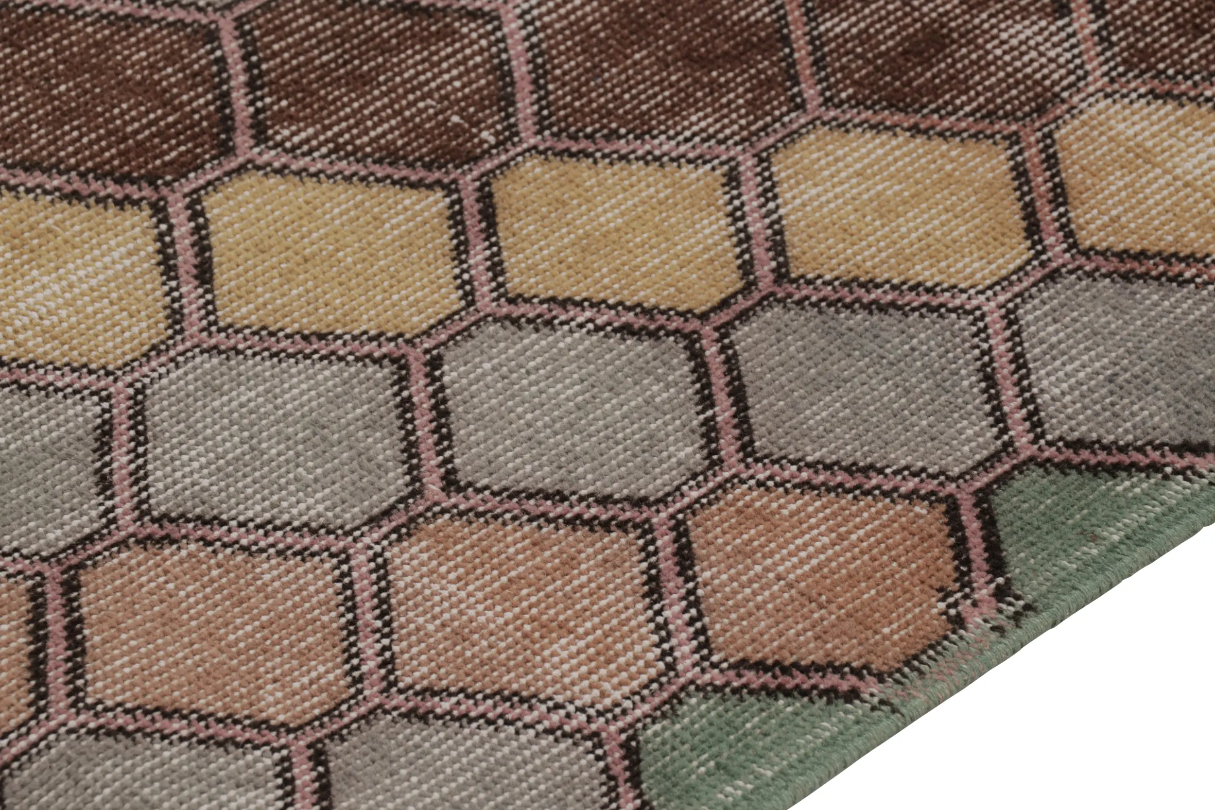 Vintage Turkish Geometric Runner