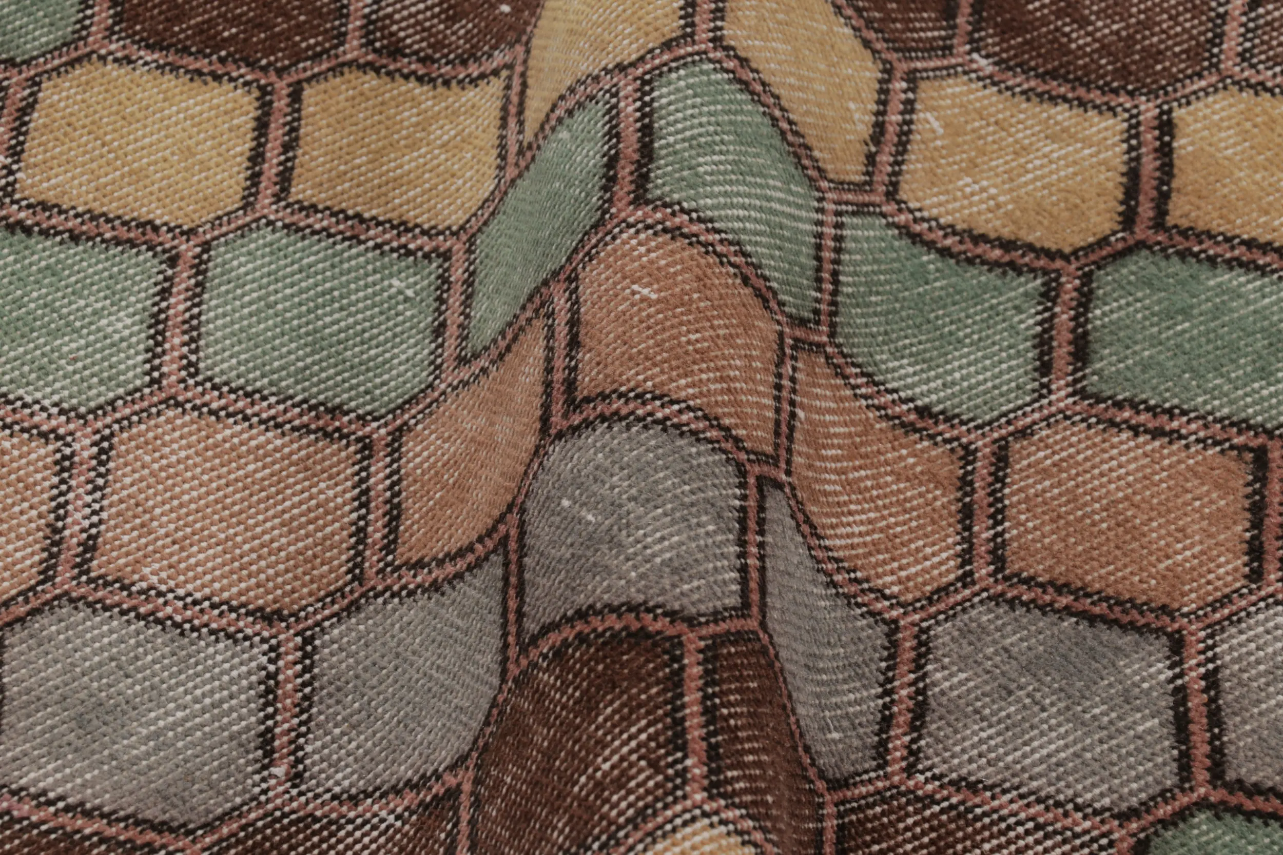 Vintage Turkish Geometric Runner