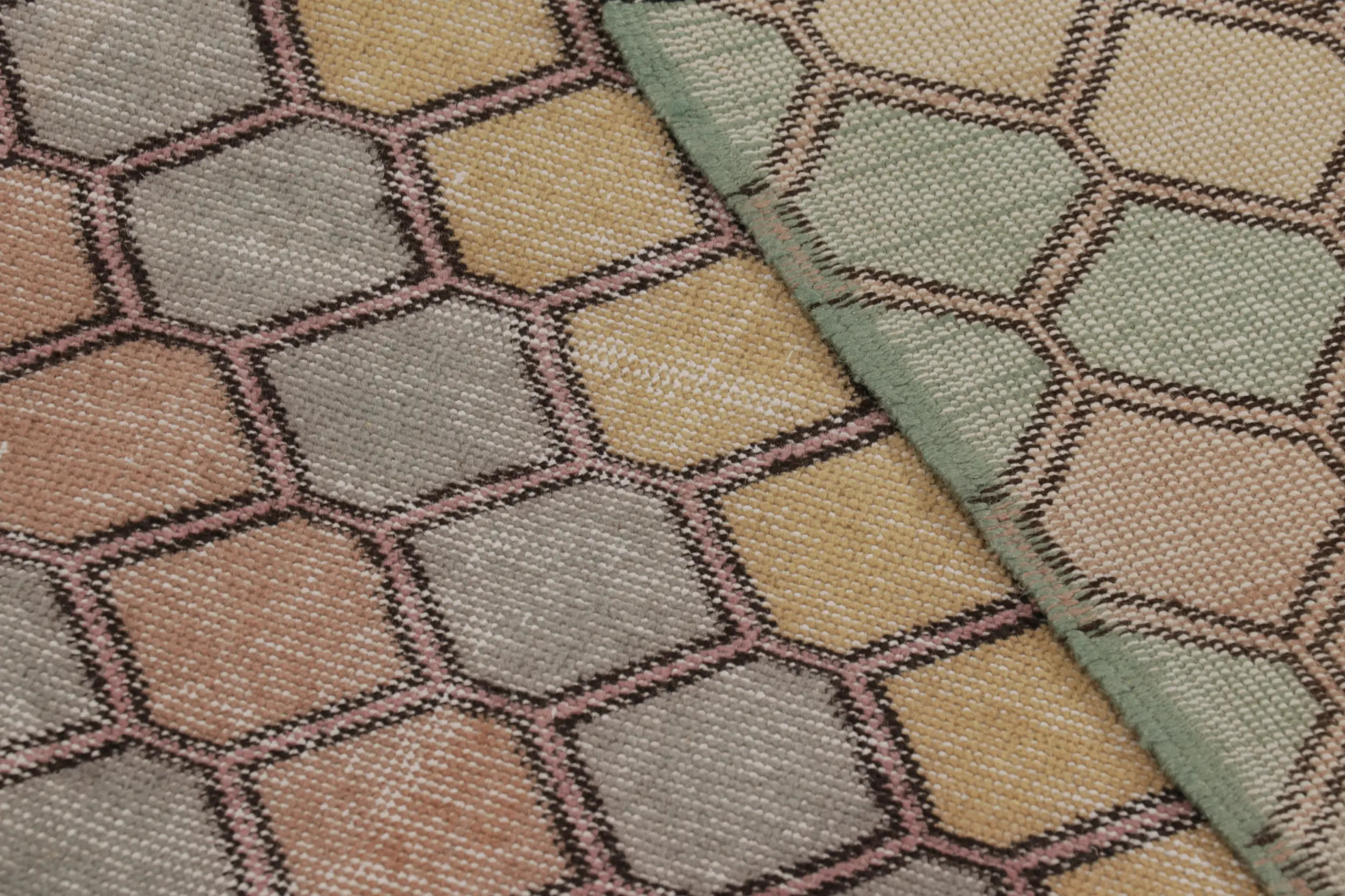 Vintage Turkish Geometric Runner