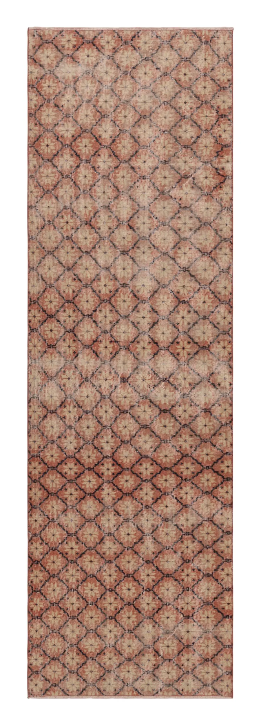 Vintage Turkish Floral Runner