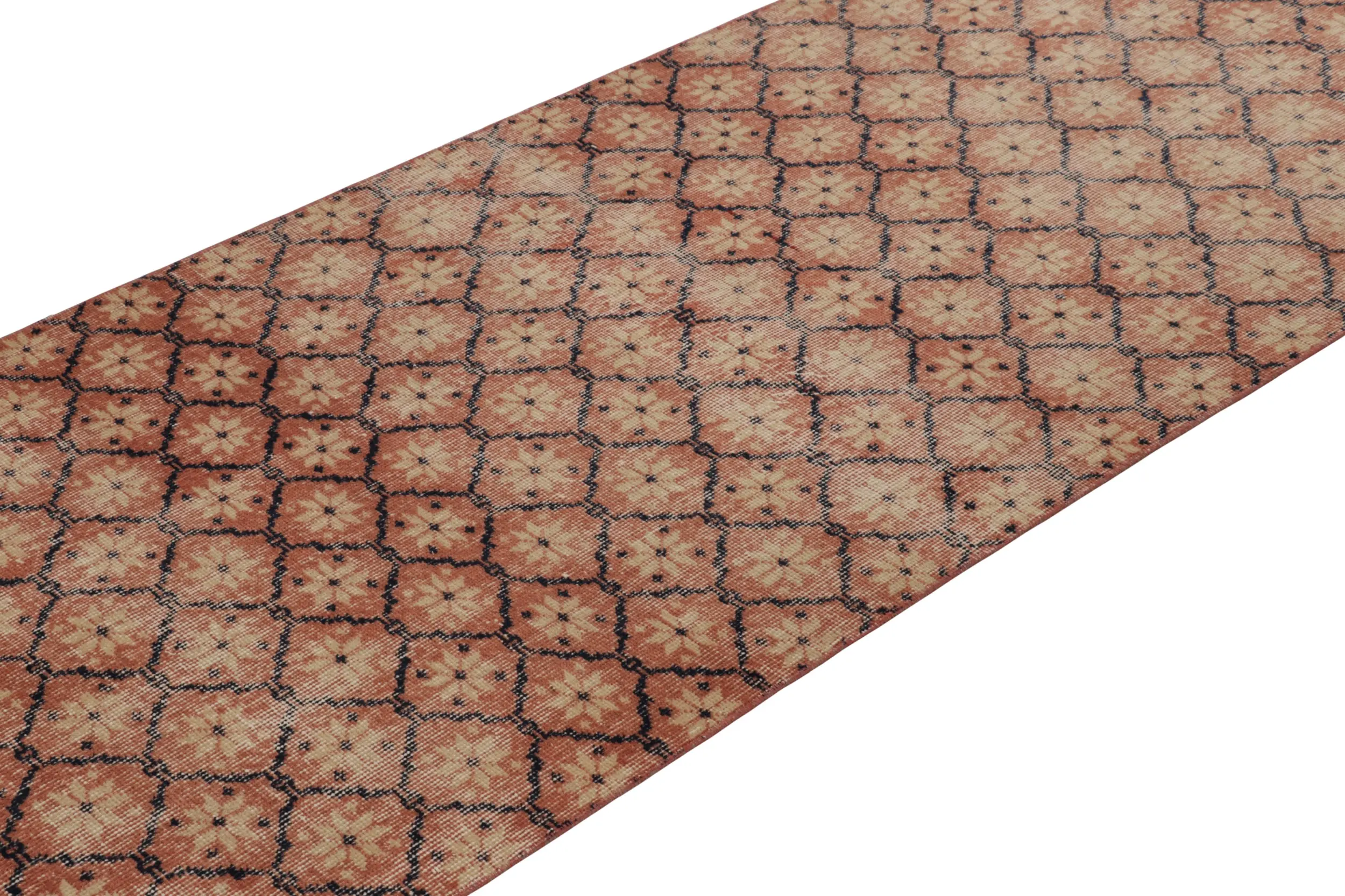 Vintage Turkish Floral Runner