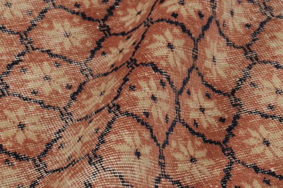 Vintage Turkish Floral Runner