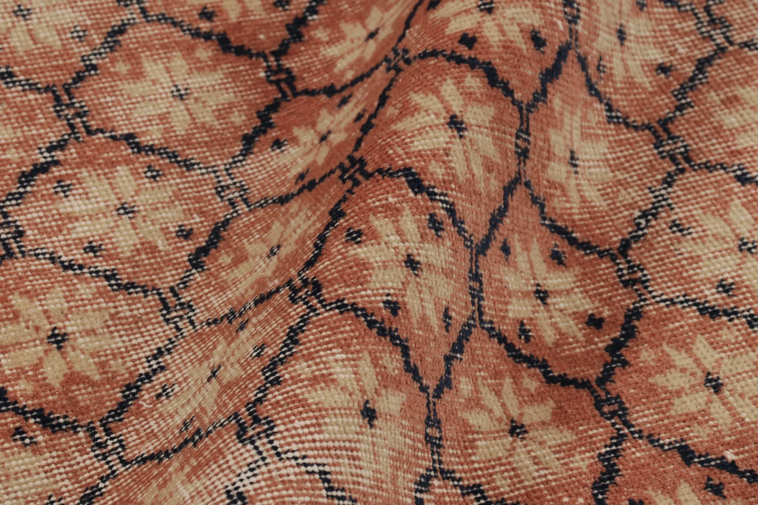 Vintage Turkish Floral Runner