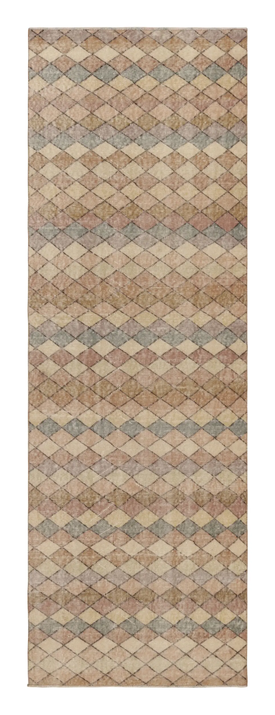 Vintage Distressed Runner Rug