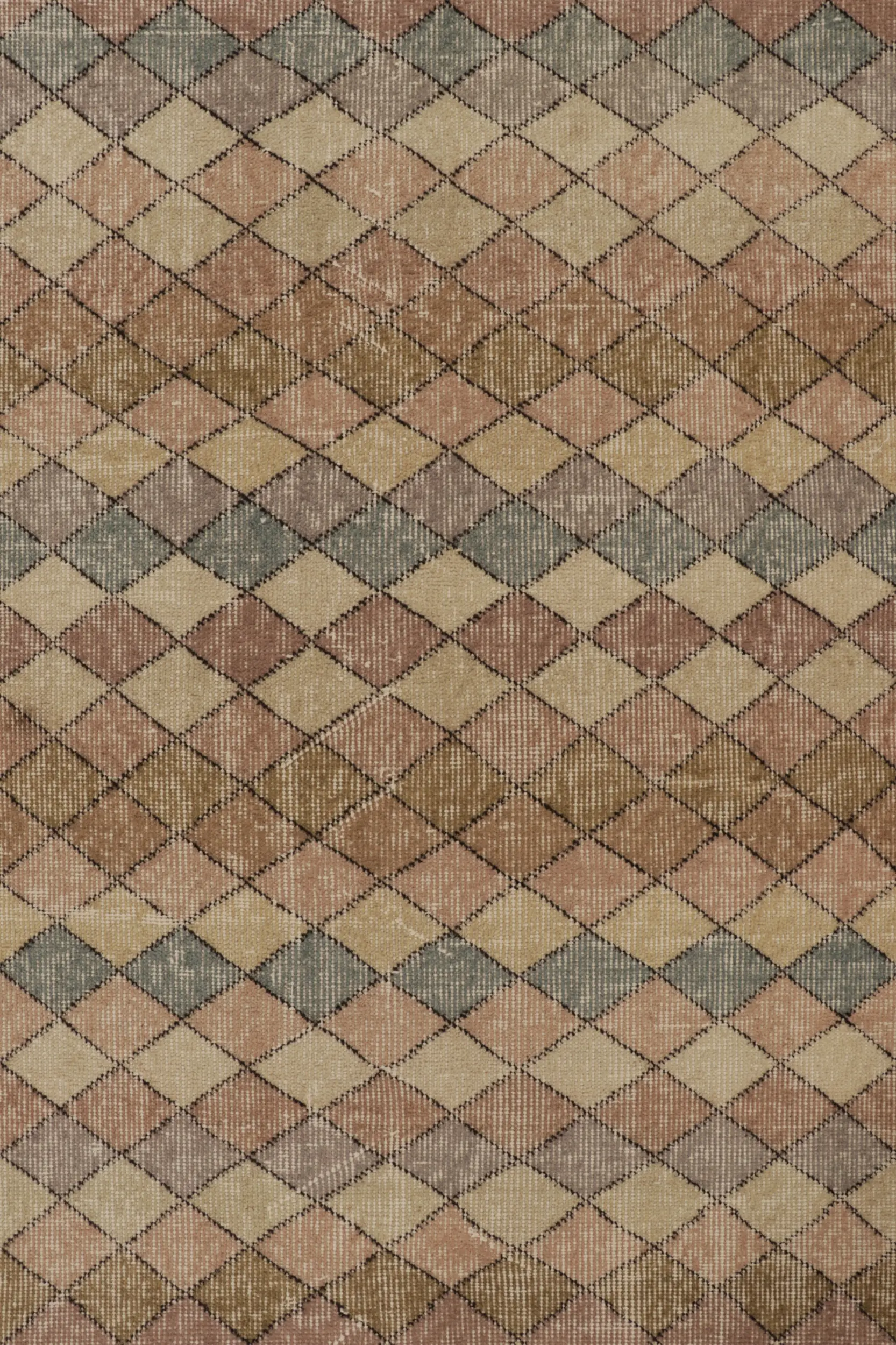 Vintage Distressed Runner Rug