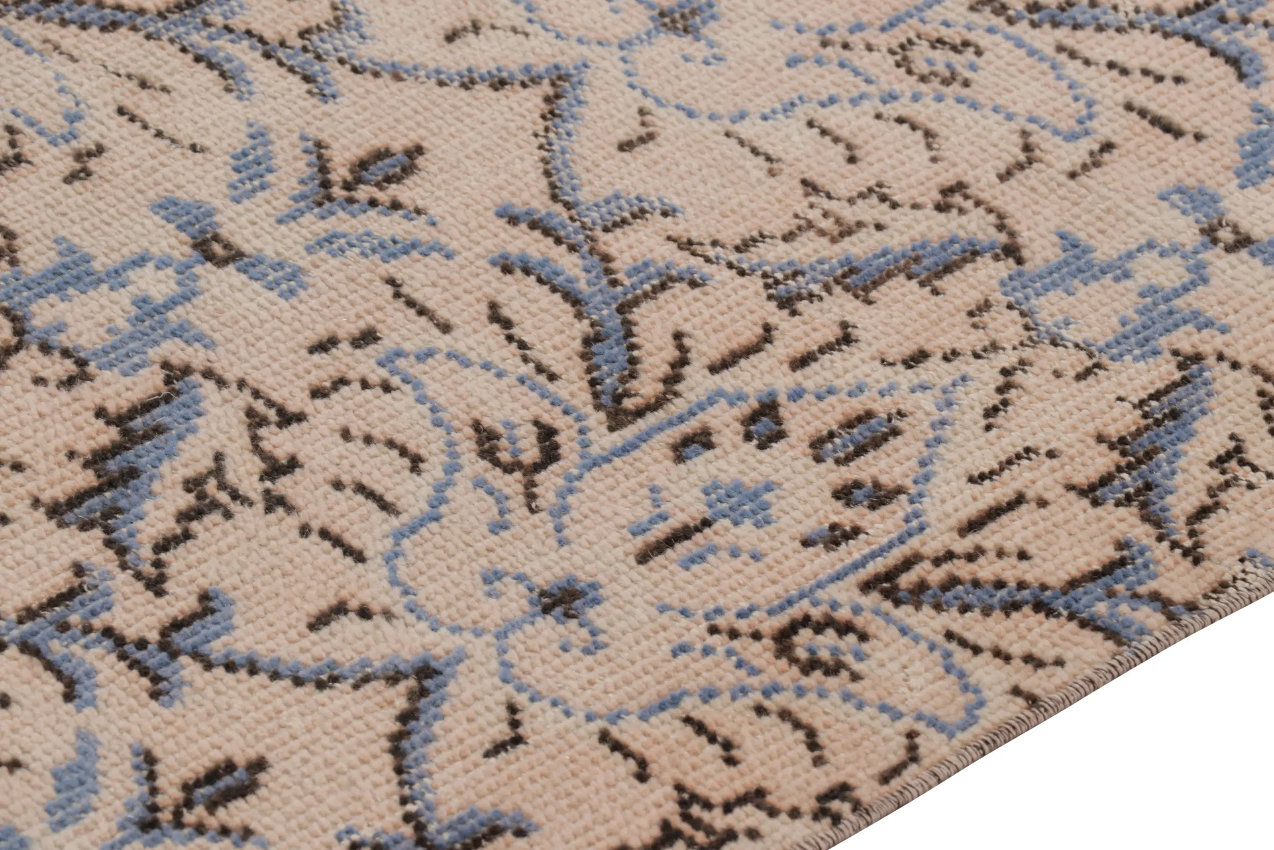 Vintage Turkish Floral Rug