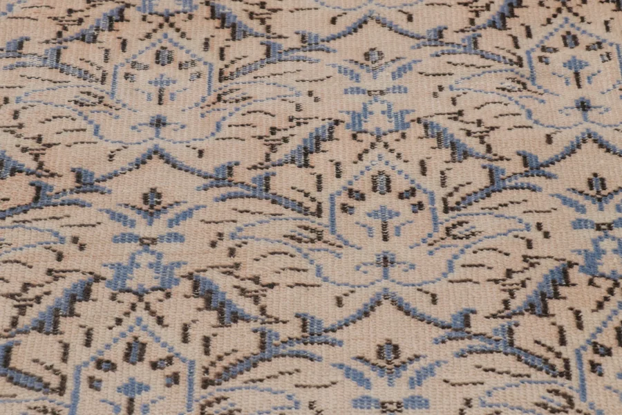 Vintage Turkish Floral Rug