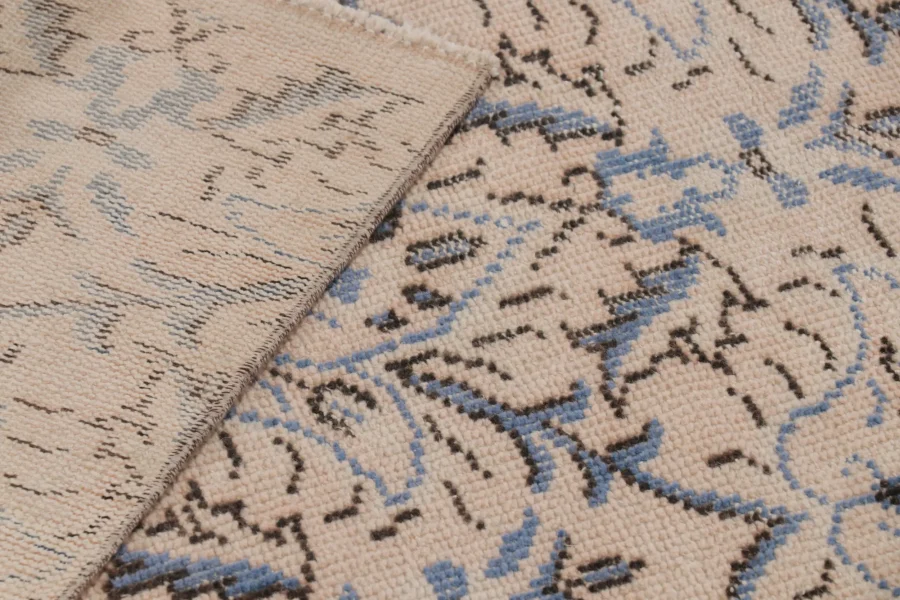 Vintage Turkish Floral Rug
