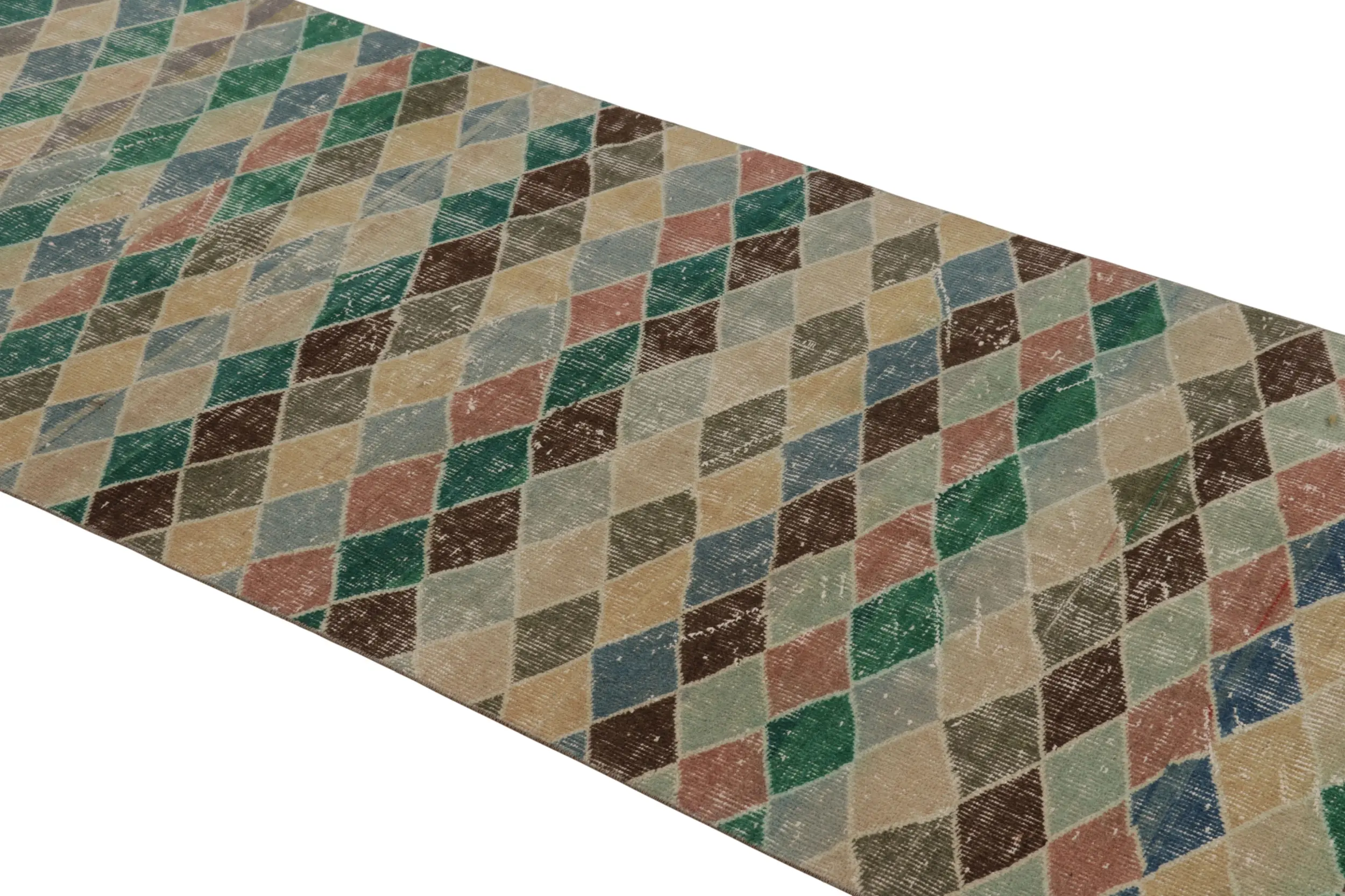 Vintage Distressed Runner Rug