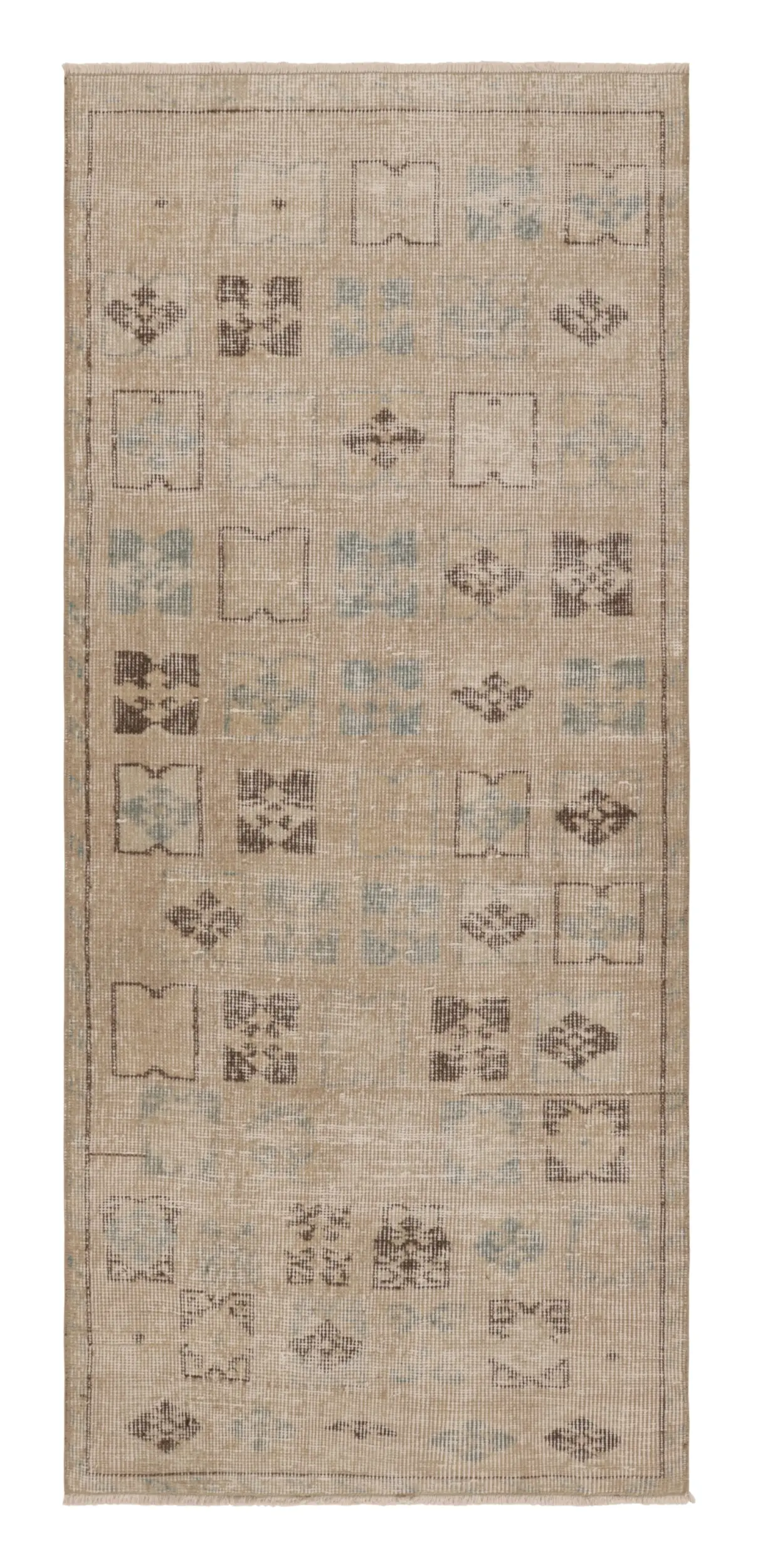 Vintage distressed Runner Rug