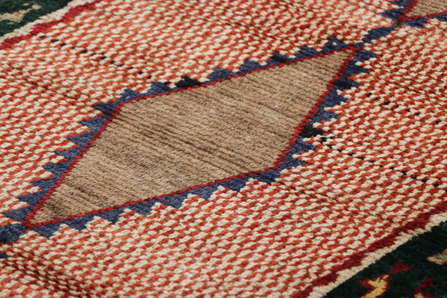 Vintage Gabbeh Tribal Runner