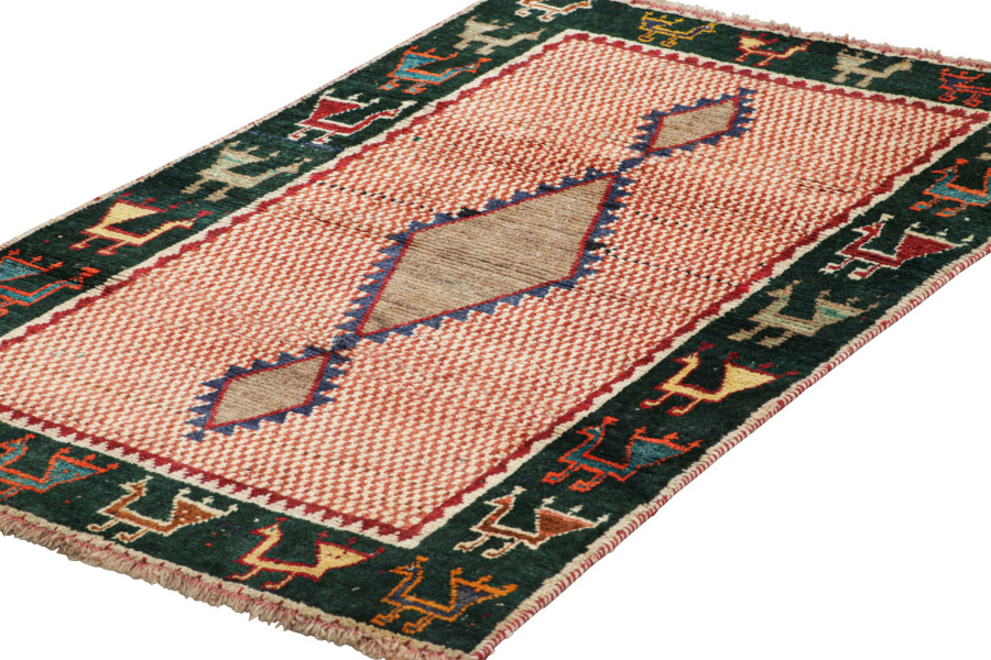 Vintage Gabbeh Tribal Runner