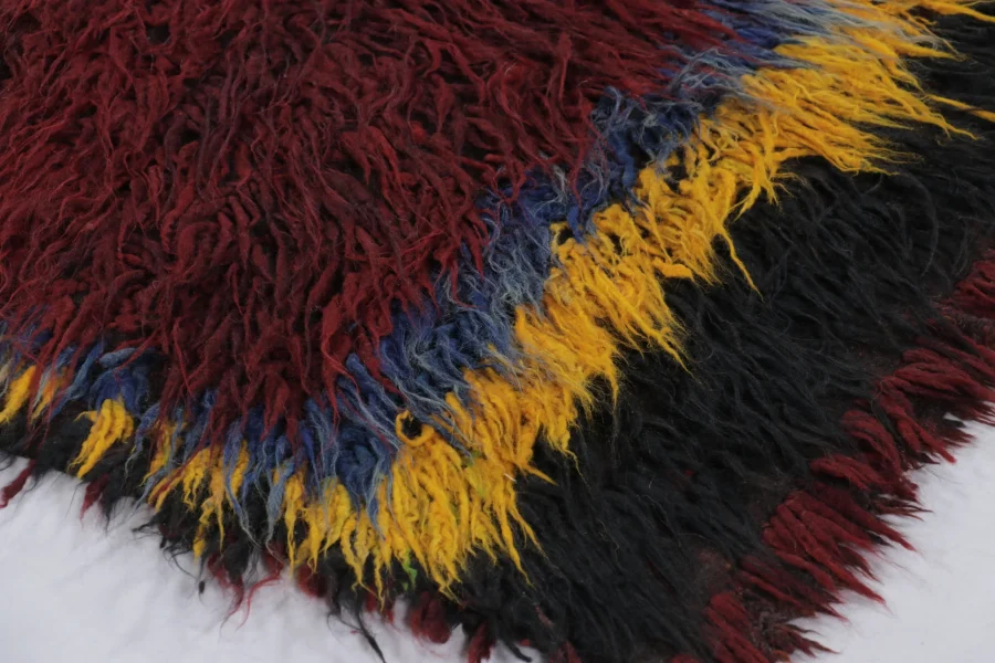 Vintage Turkish Tulu Rug