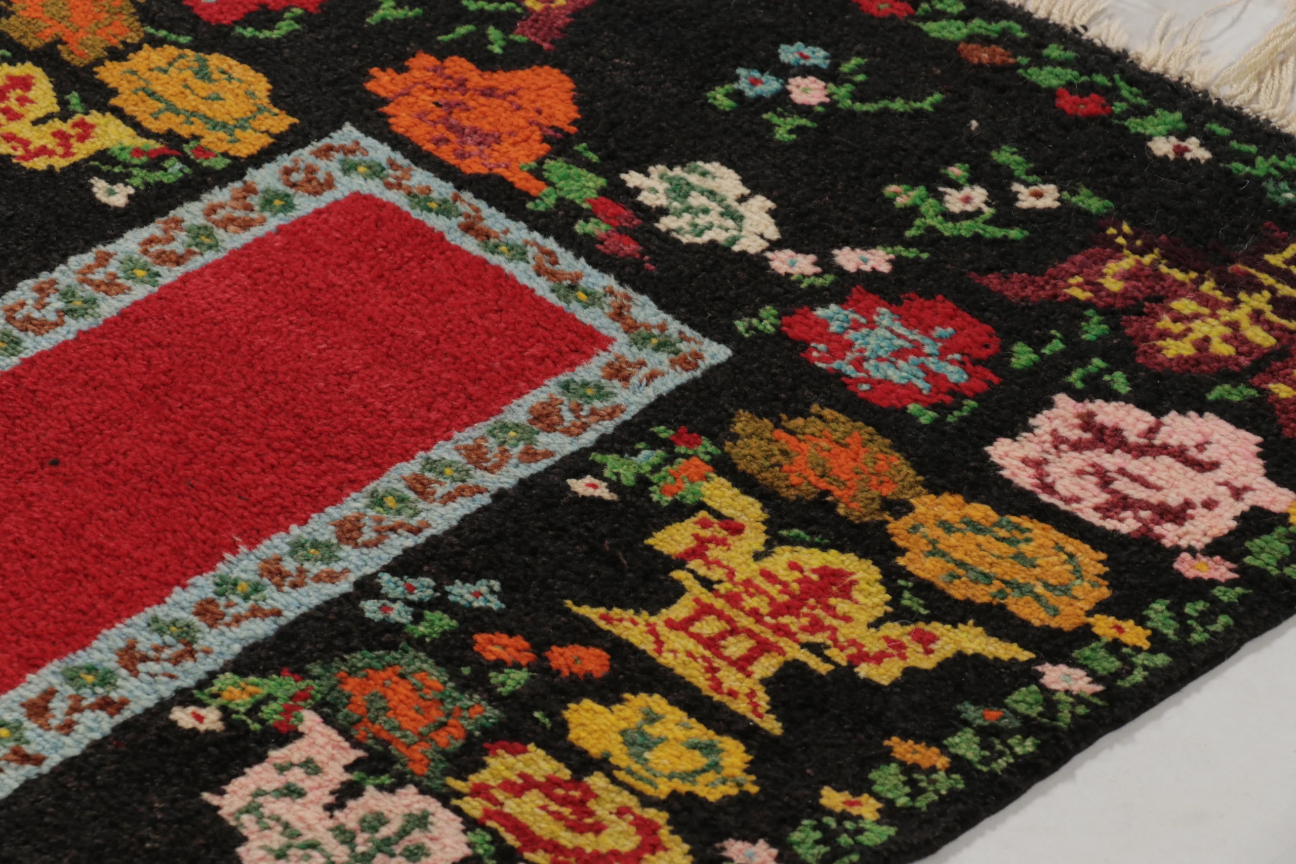 Vintage Turkish Tulu Runner Rug