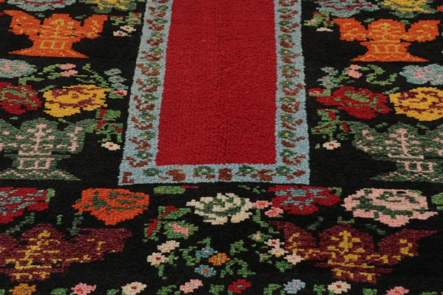 Vintage Turkish Tulu Runner Rug
