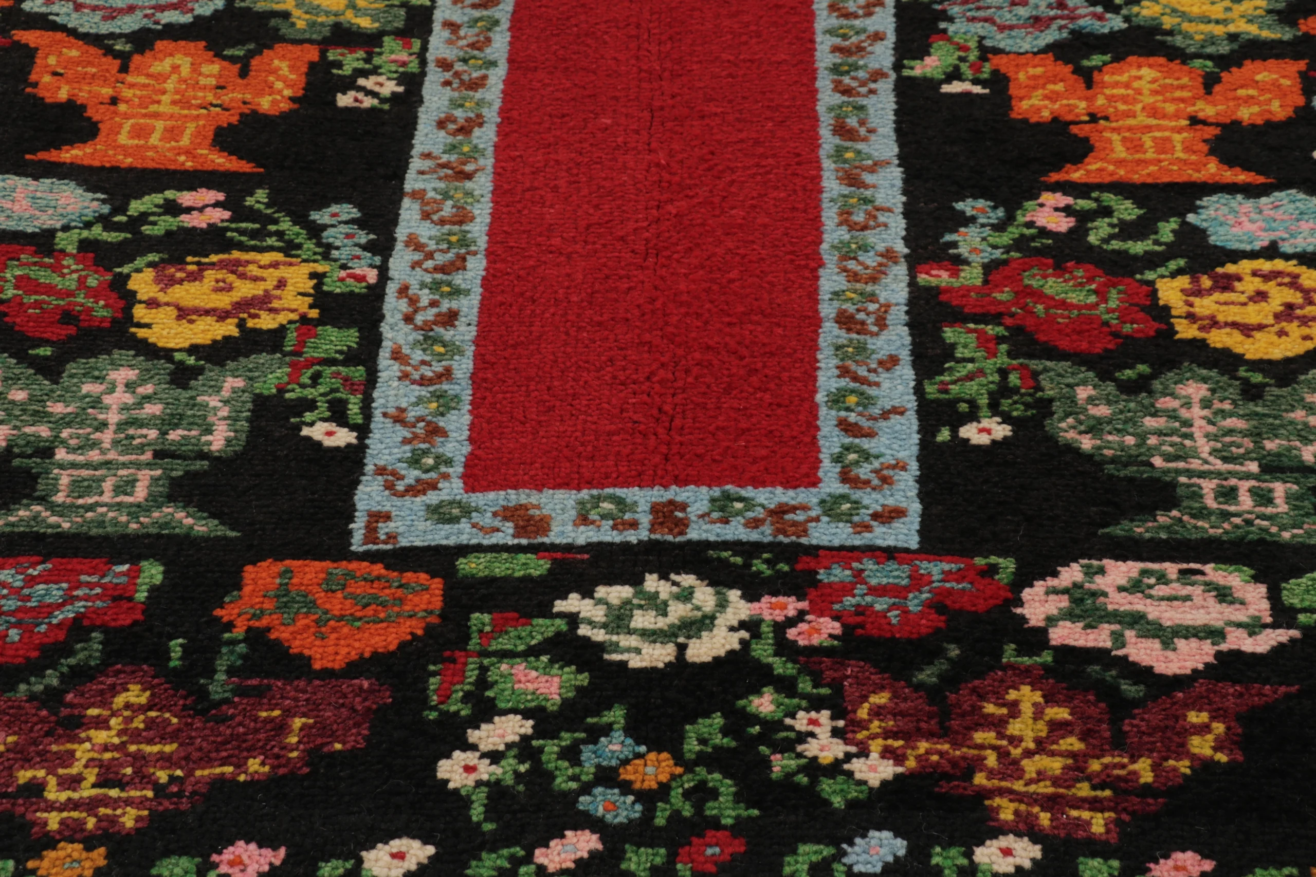 Vintage Turkish Tulu Runner Rug